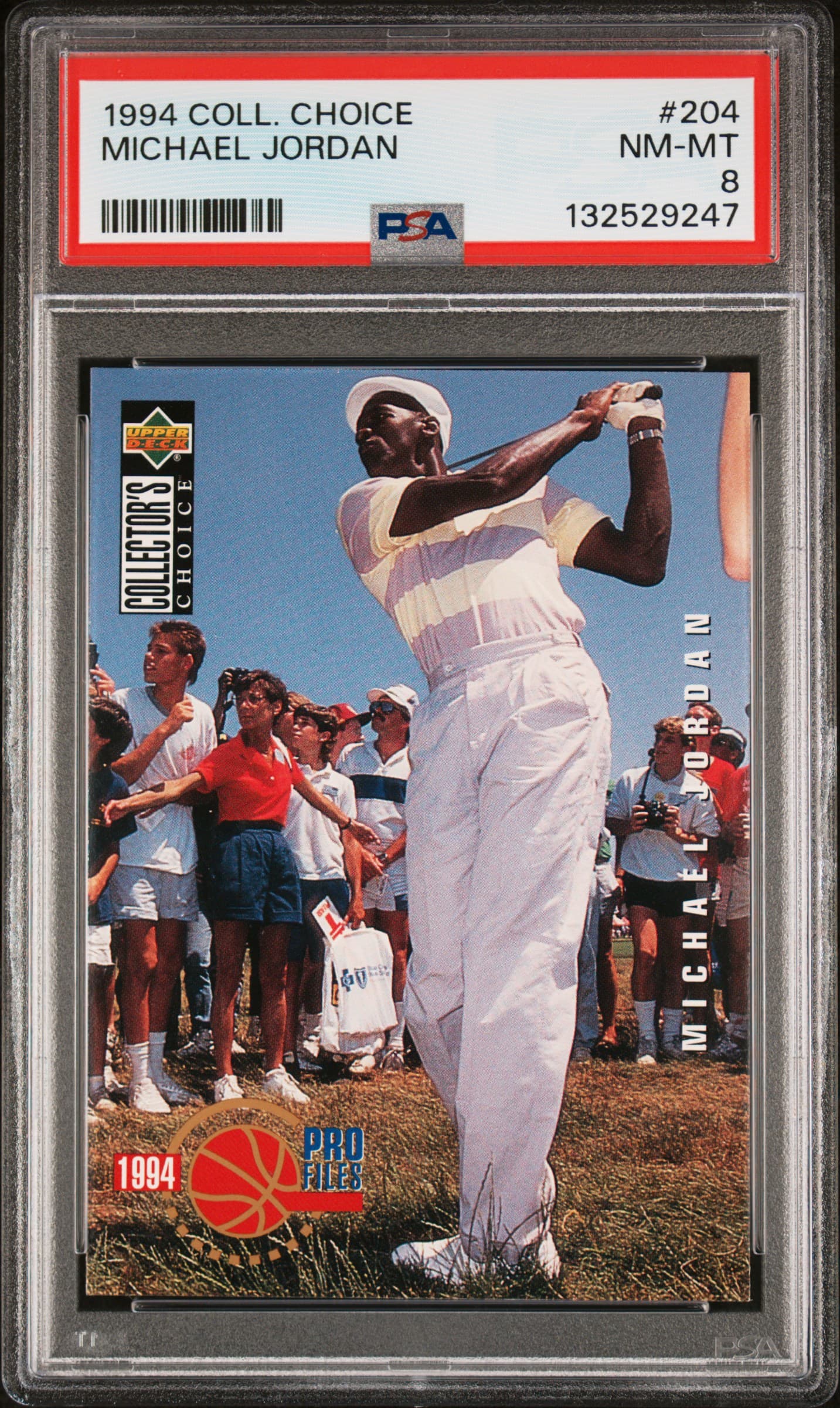 1994 COLLECTOR'S CHOICE MICHAEL JORDAN #204 NM-MT 8 132529247
