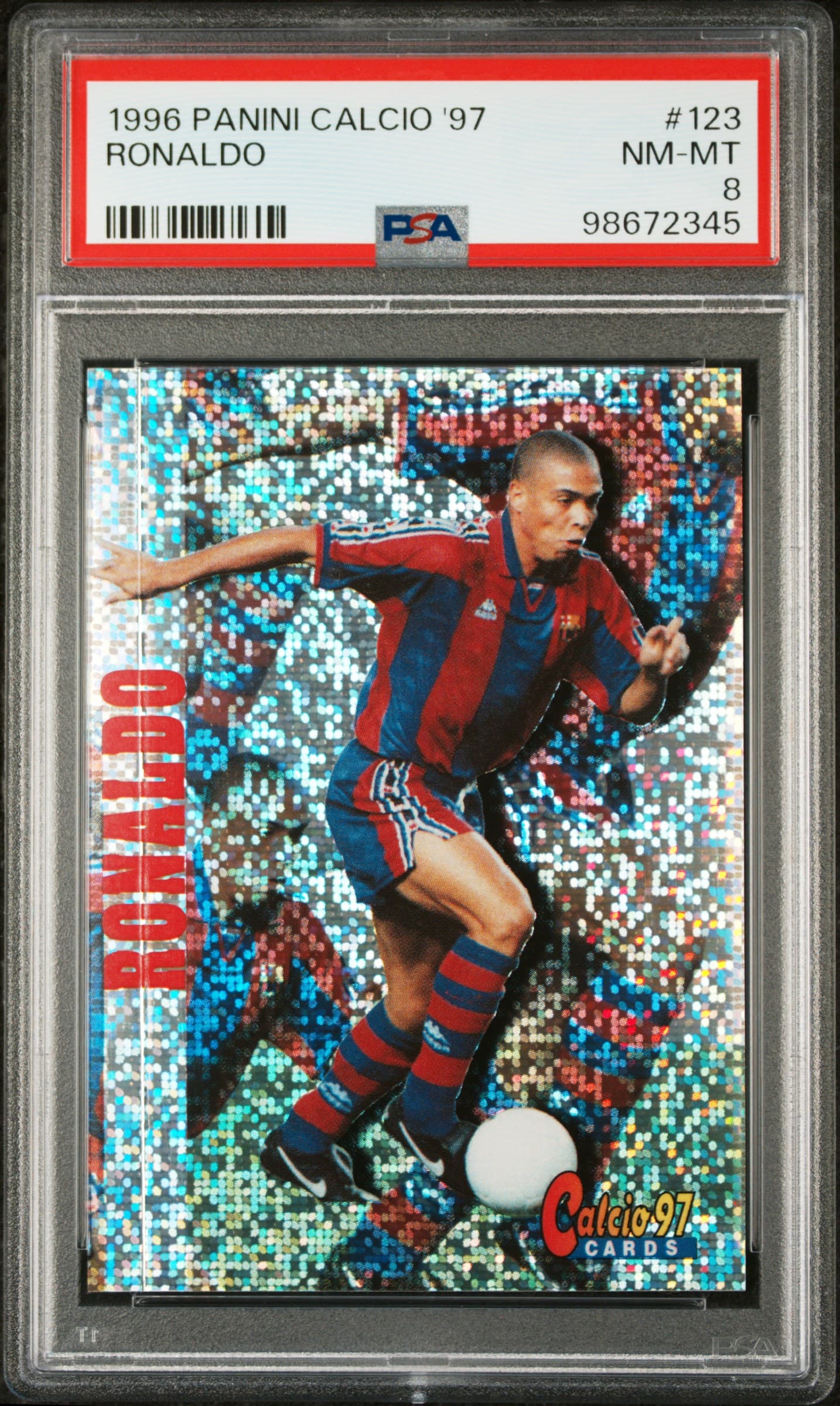 1996 PANINI CALCIO '97 RONALDO #123 NM-MT 8 98672345