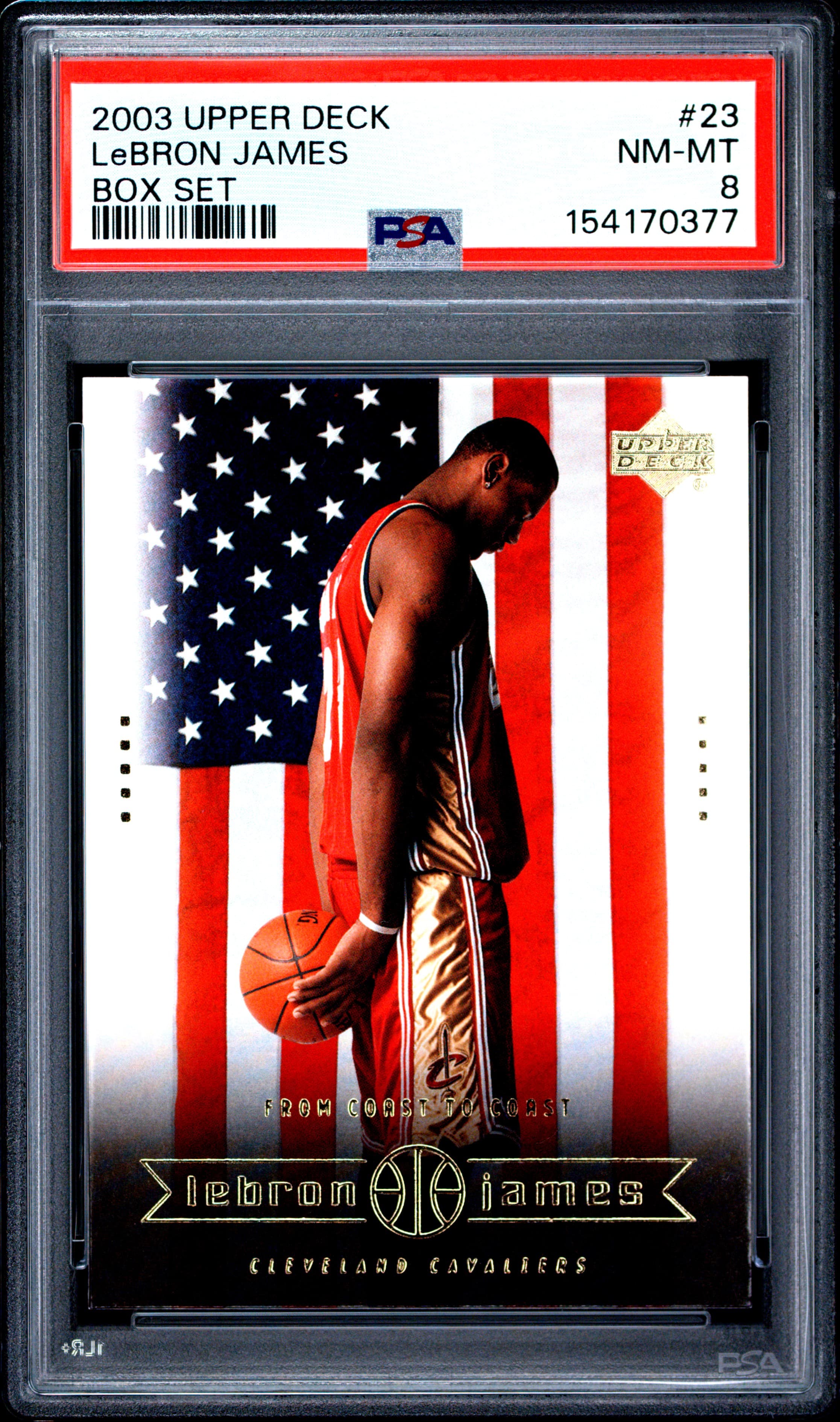 2003 UPPER DECK LEBRON JAMES BOX SET LeBRON JAMES #23 BOX SET NM-MT 8 154170377