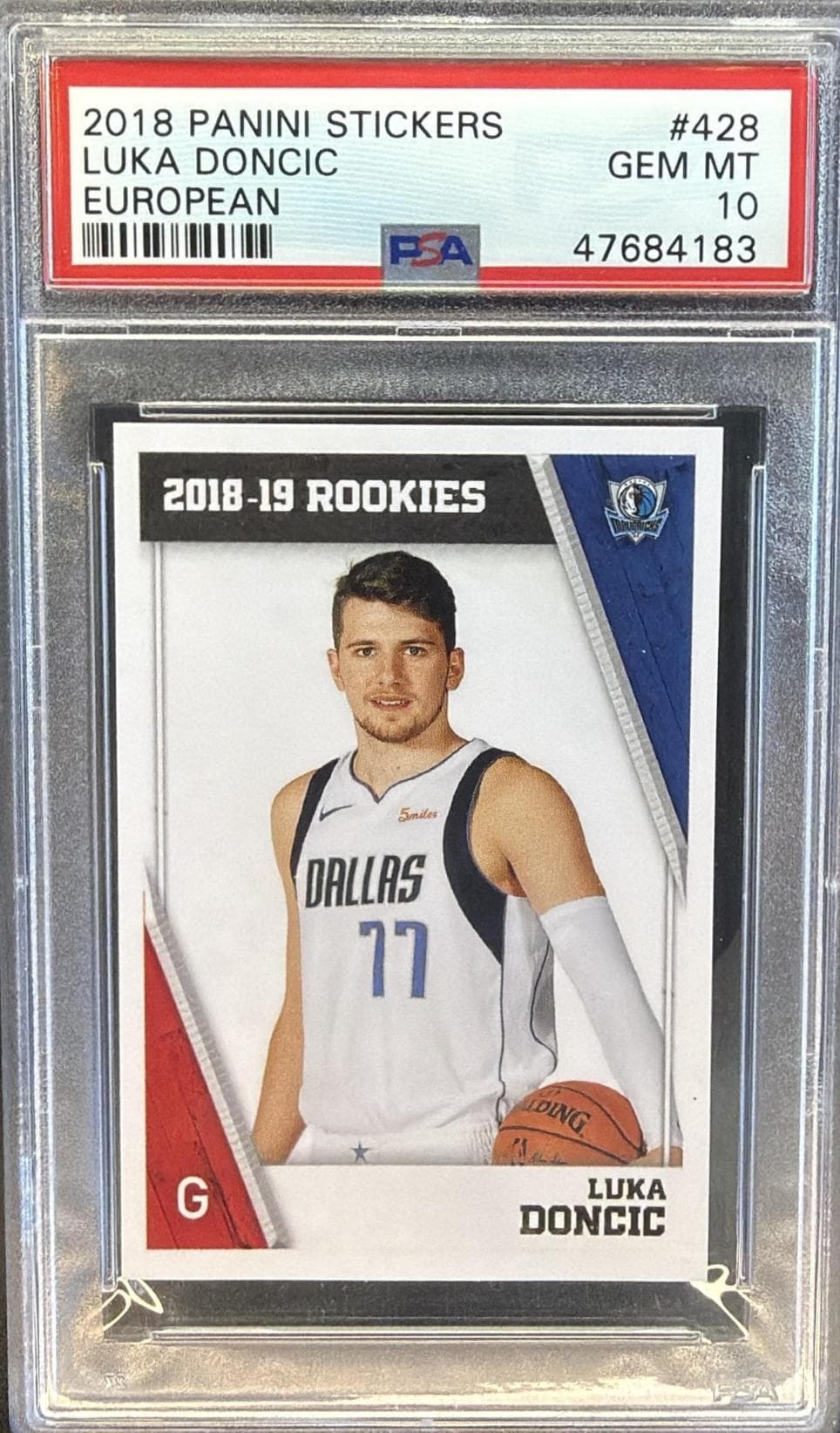 2018 PANINI STICKERS EUROPEAN LUKA DONCIC #428 EUROPEAN GEM MT 10 47684183