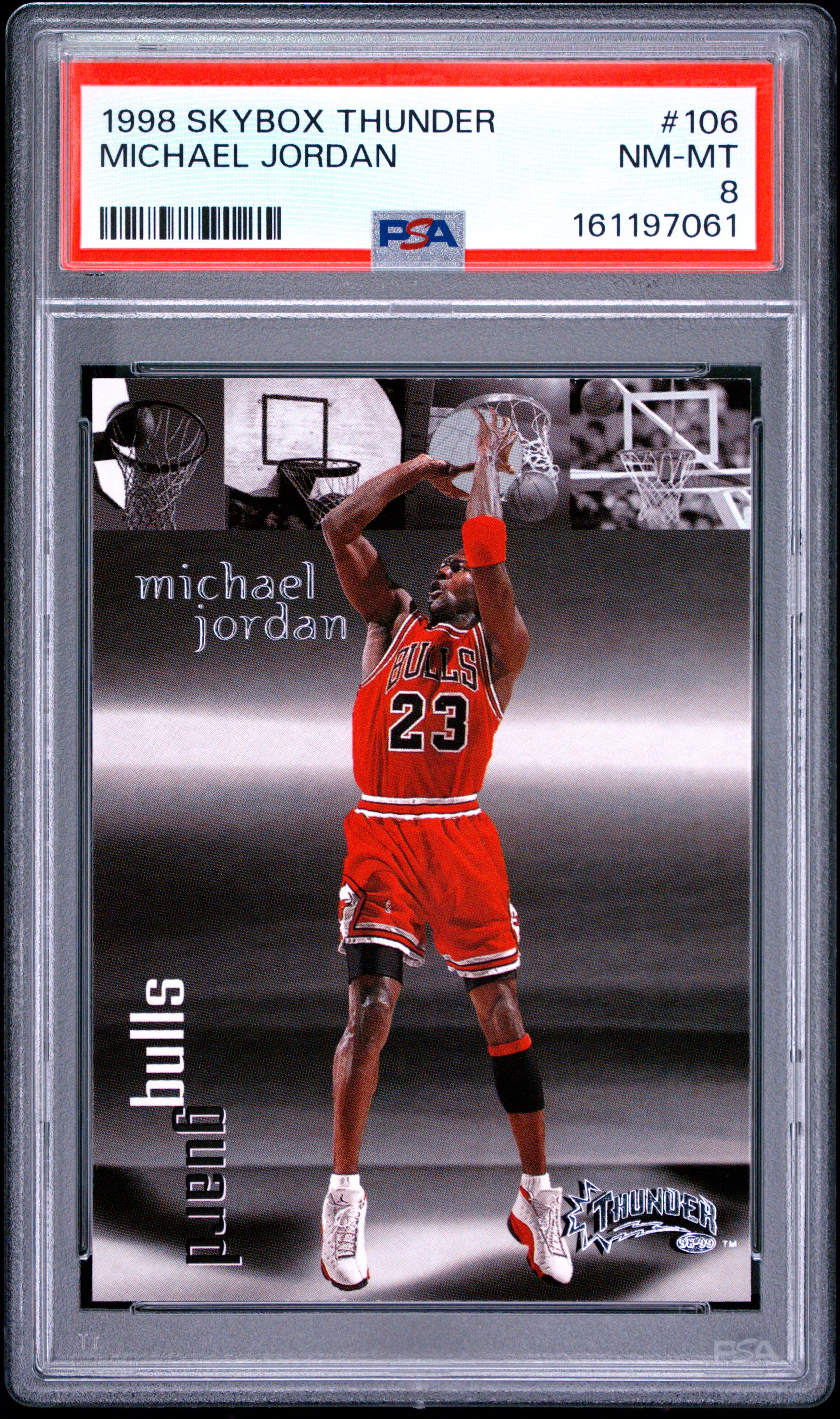 1998 SKYBOX THUNDER MICHAEL JORDAN #106 NM-MT 8 161197061