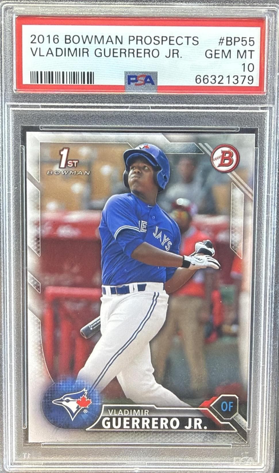 2016 BOWMAN PROSPECTS VLADIMIR GUERRERO JR. #BP55 GEM MT 10 66321379
