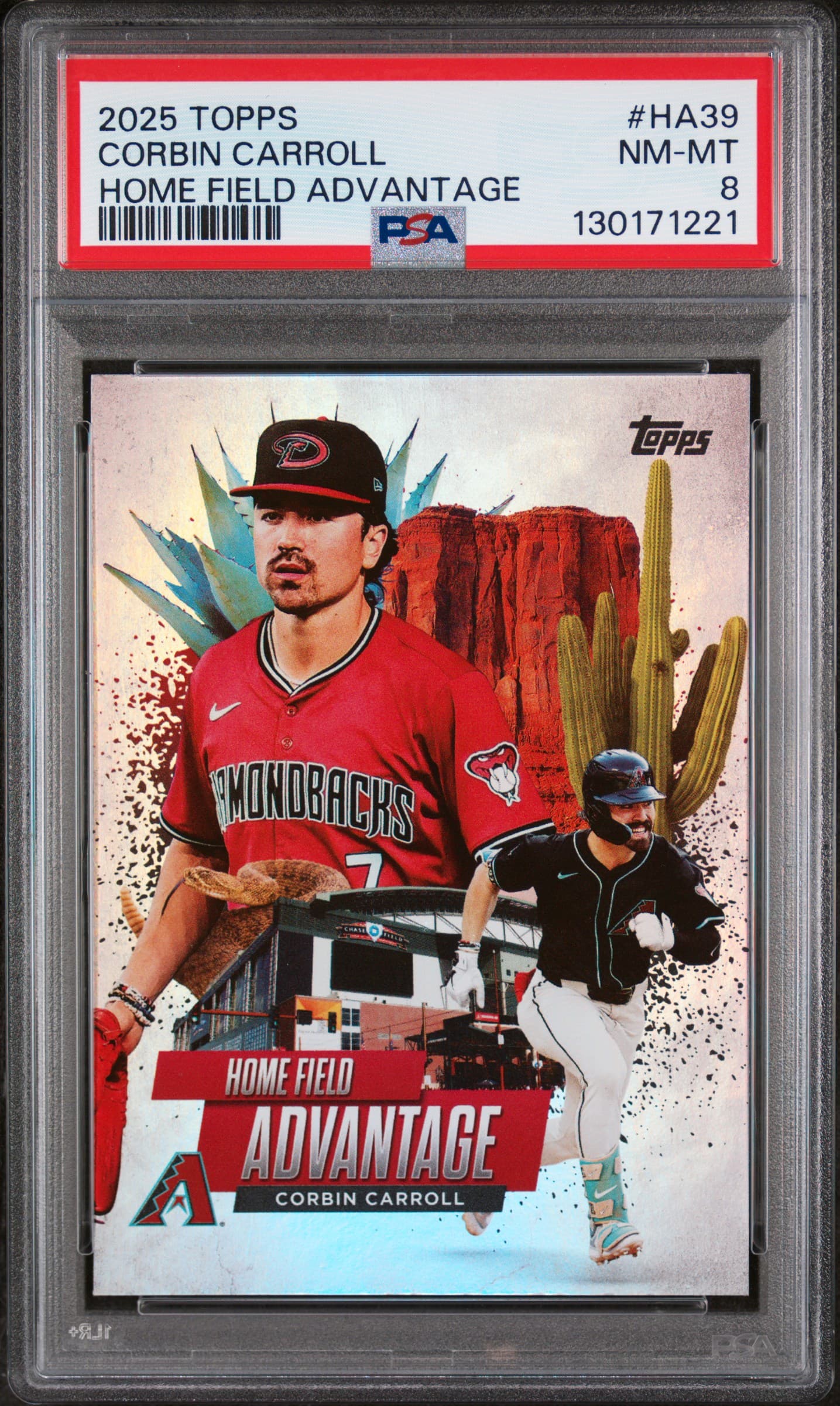 2025 TOPPS HOME FIELD ADVANTAGE CORBIN CARROLL #HA39 SERIES 2 NM-MT 8 130171221