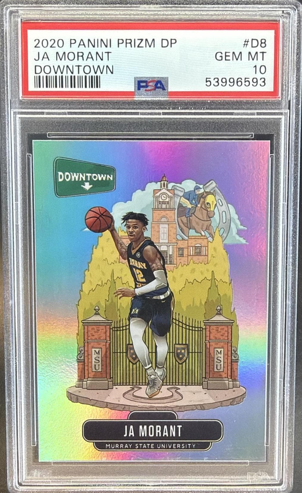 2020 PANINI PRIZM DRAFT PICKS DOWNTOWN JA MORANT #D8 DOWNTOWN GEM MT 10 53996593