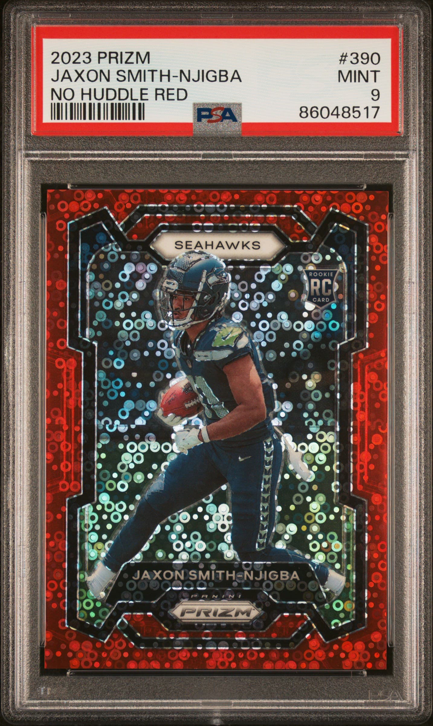 2023 PANINI PRIZM JAXON SMITH-NJIGBA #390 NO HUDDLE RED MINT 9 86048517