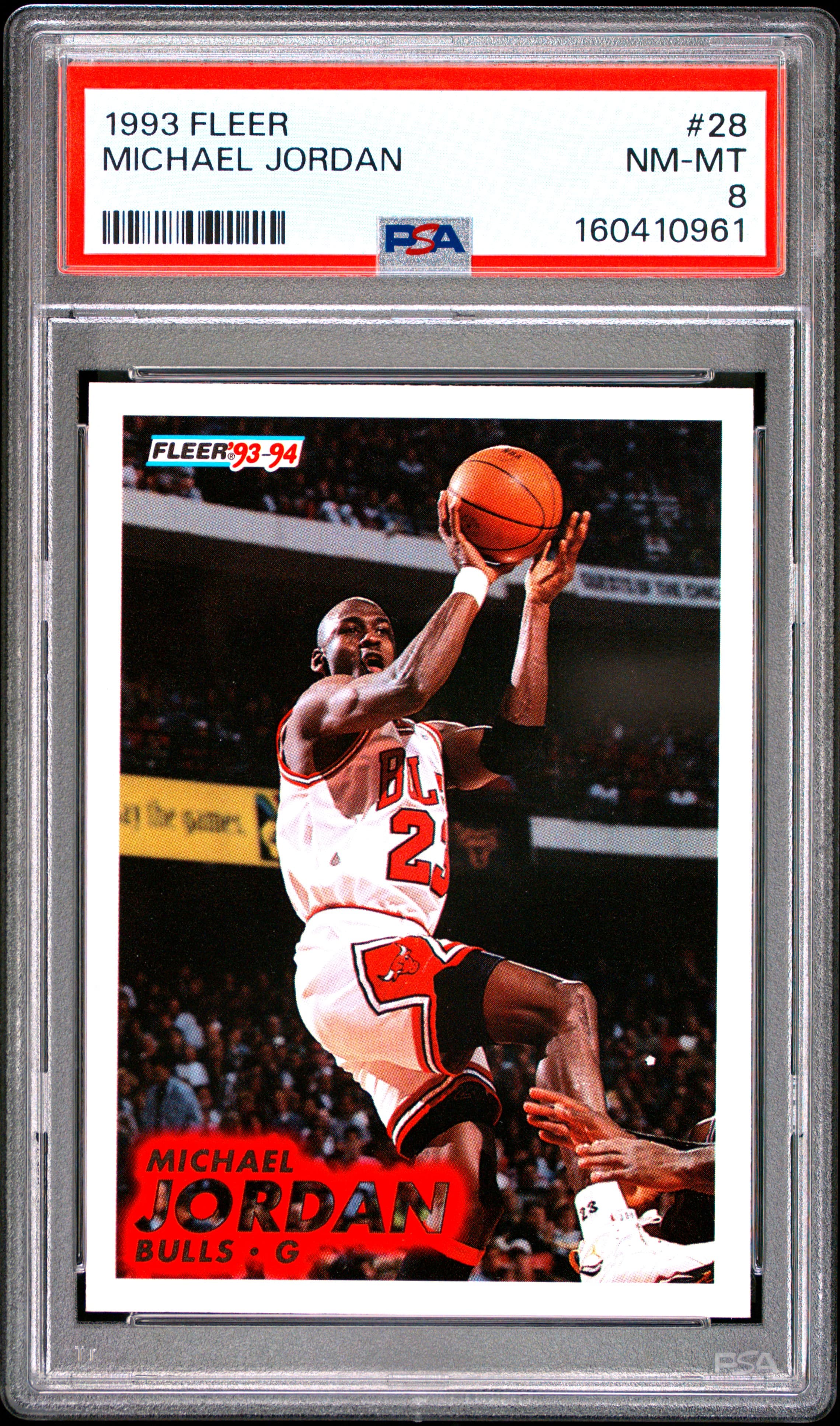1993 FLEER MICHAEL JORDAN #28 NM-MT 8 160410961