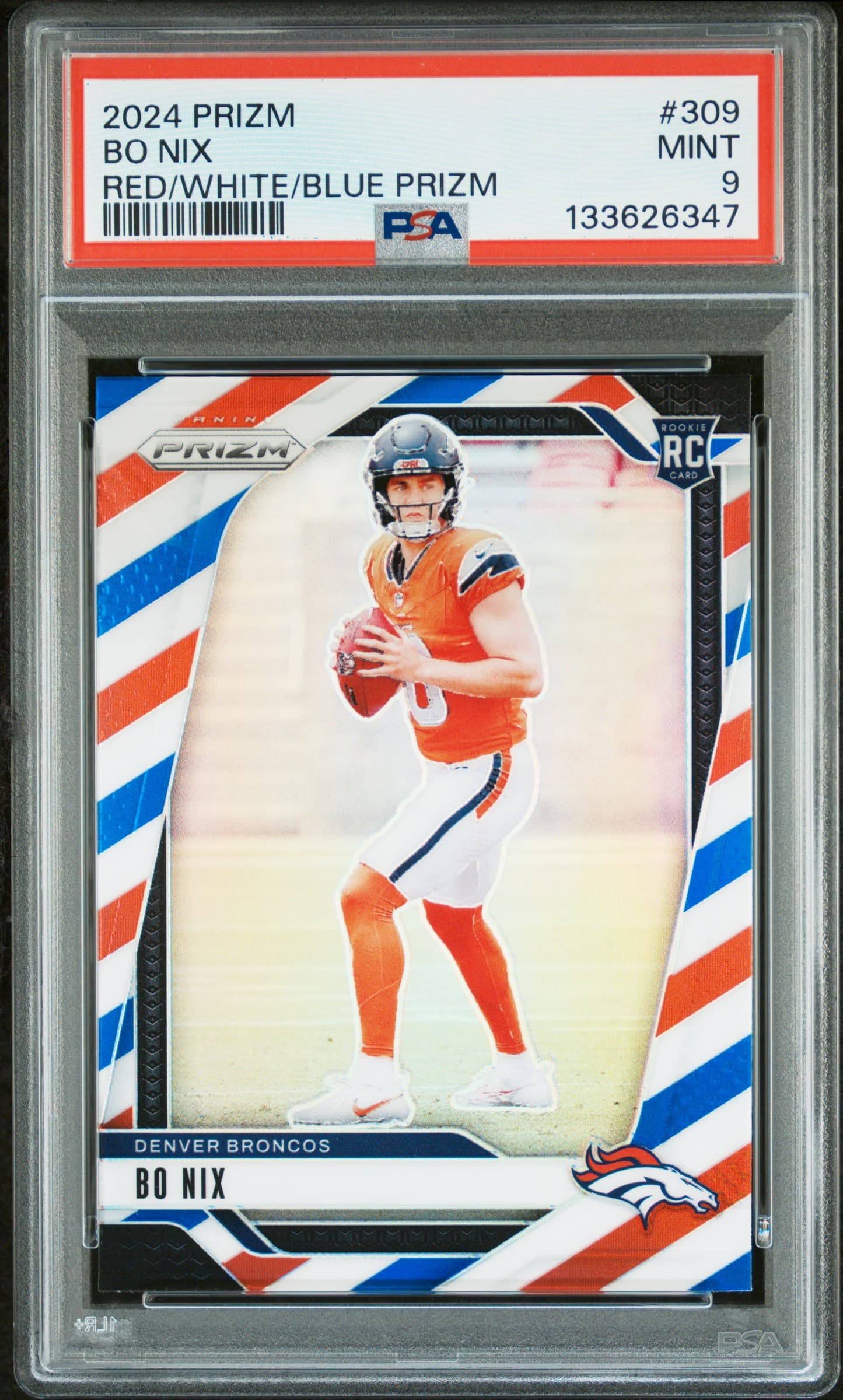 2024 PANINI PRIZM BO NIX #309 RED/WHITE/BLUE PRIZM MINT 9 133626347