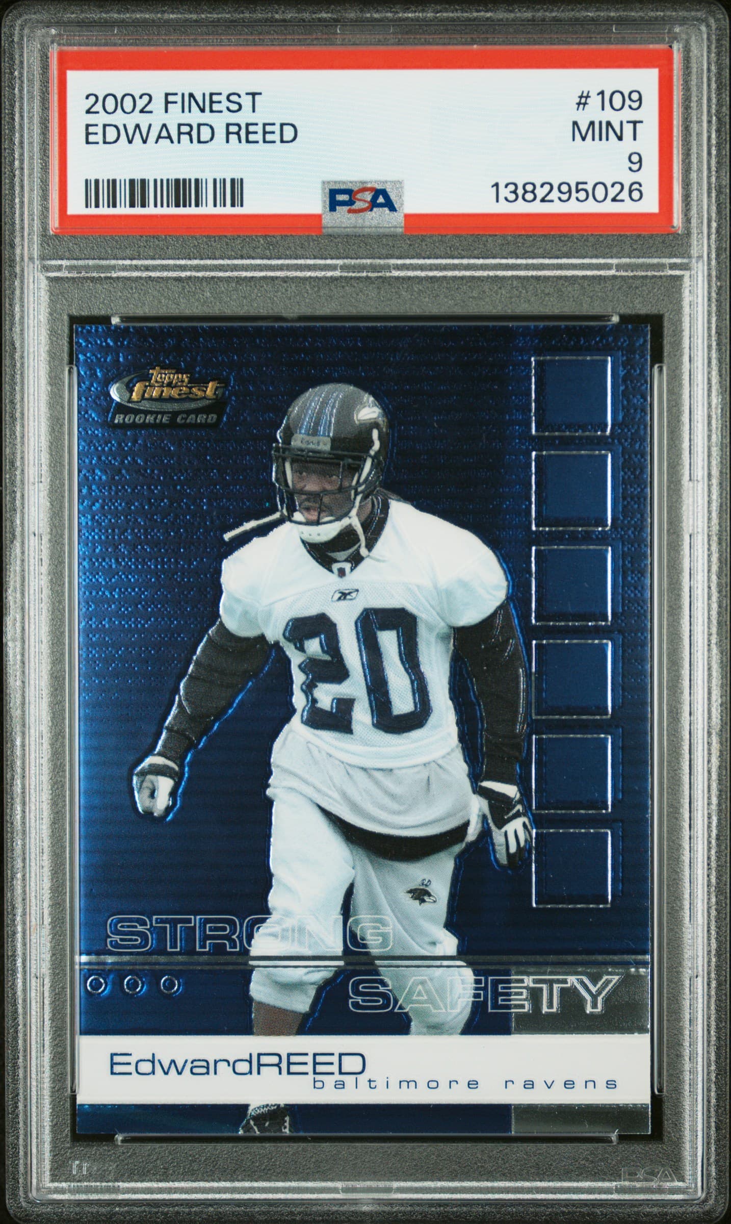 2002 FINEST EDWARD REED #109 MINT 9 138295026