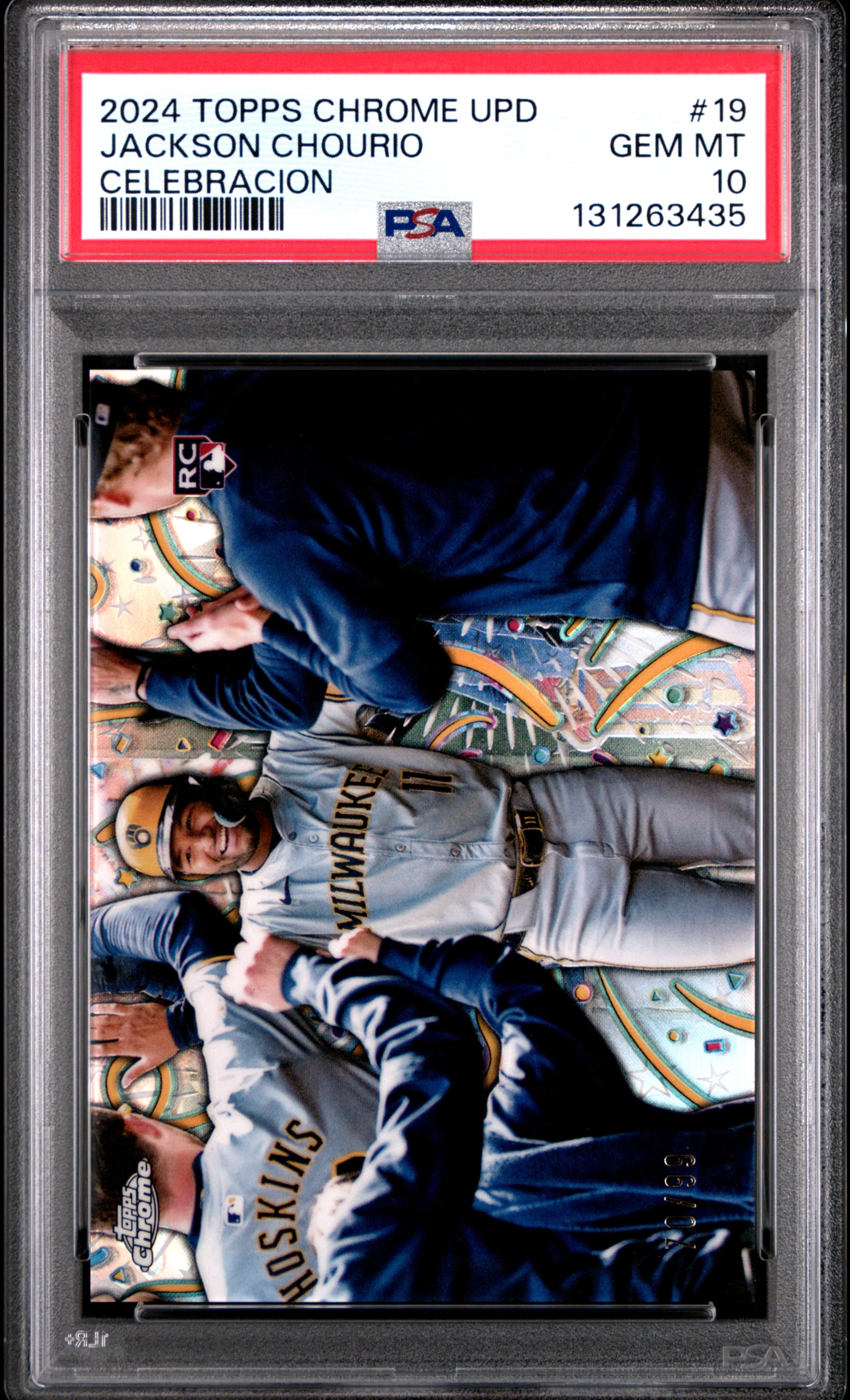 2024 TOPPS CHROME UPDATE CELEBRACION JACKSON CHOURIO #19 GEM MT 10 131263435
