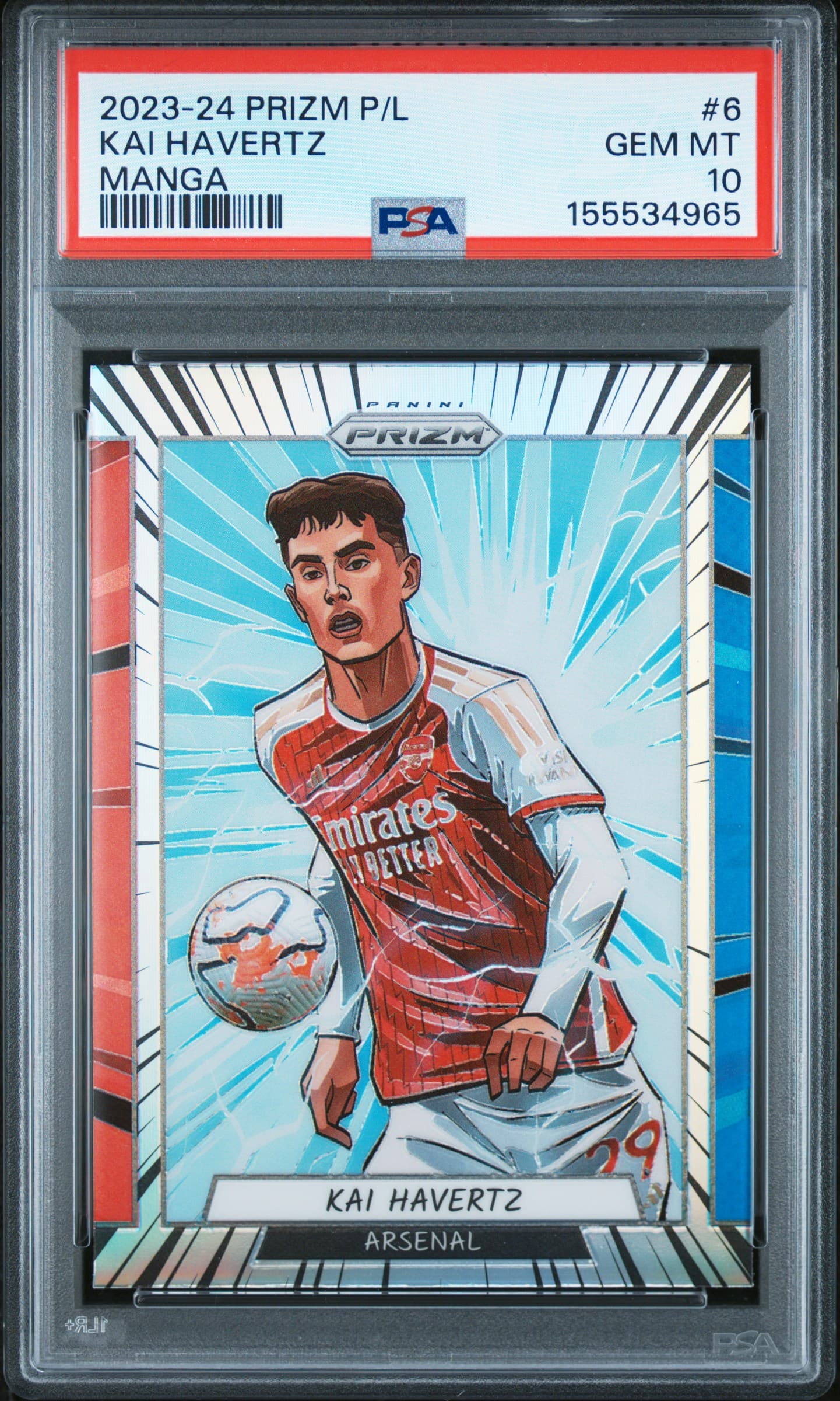 2023-24 PANINI PRIZM PREMIER LEAGUE MANGA KAI HAVERTZ #6 GEM MT 10 155534965