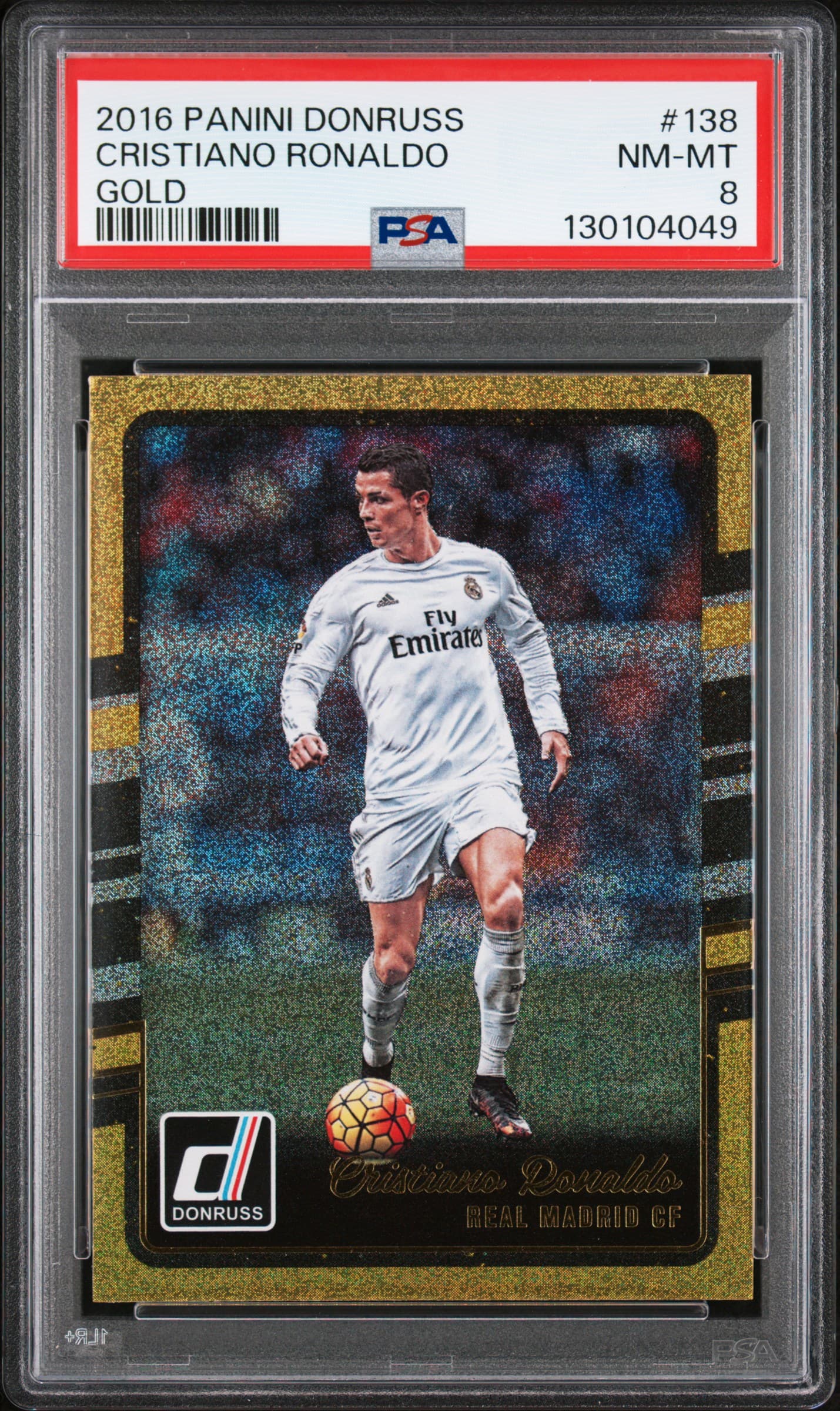 2016 PANINI DONRUSS CRISTIANO RONALDO #138 GOLD NM-MT 8 130104049
