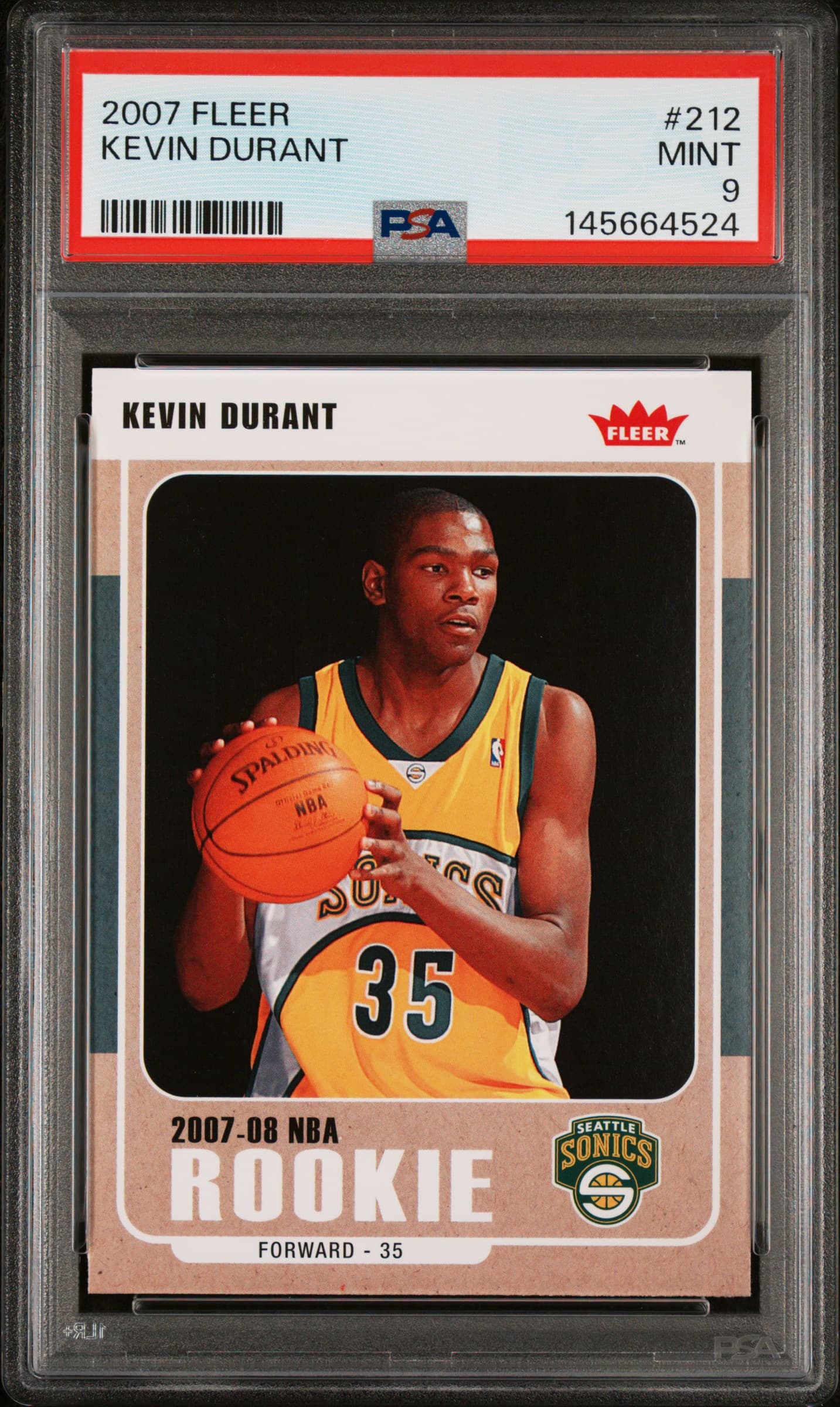 2007 FLEER KEVIN DURANT #212 MINT 9 145664524