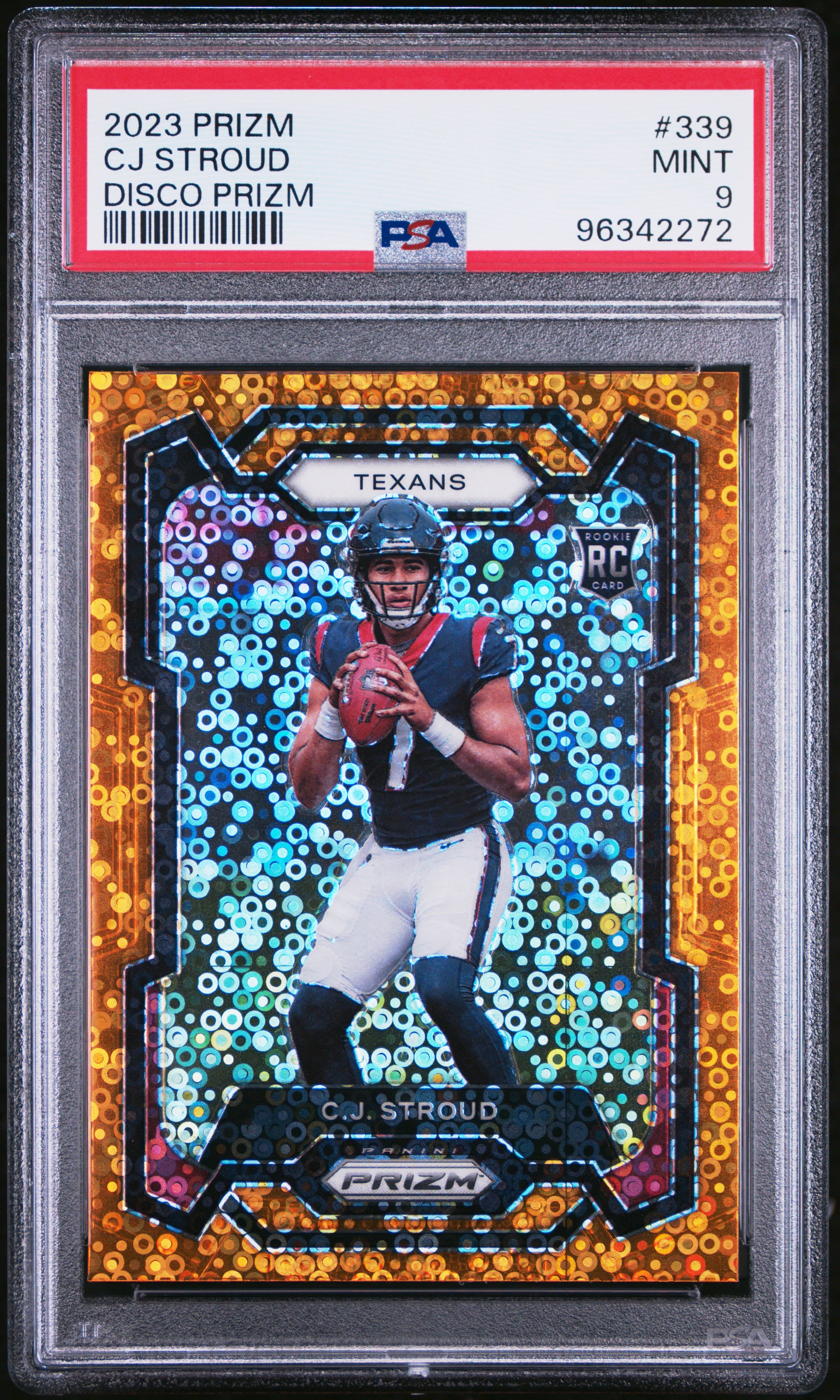 2023 PANINI PRIZM CJ STROUD #339 DISCO PRIZM MINT 9 96342272