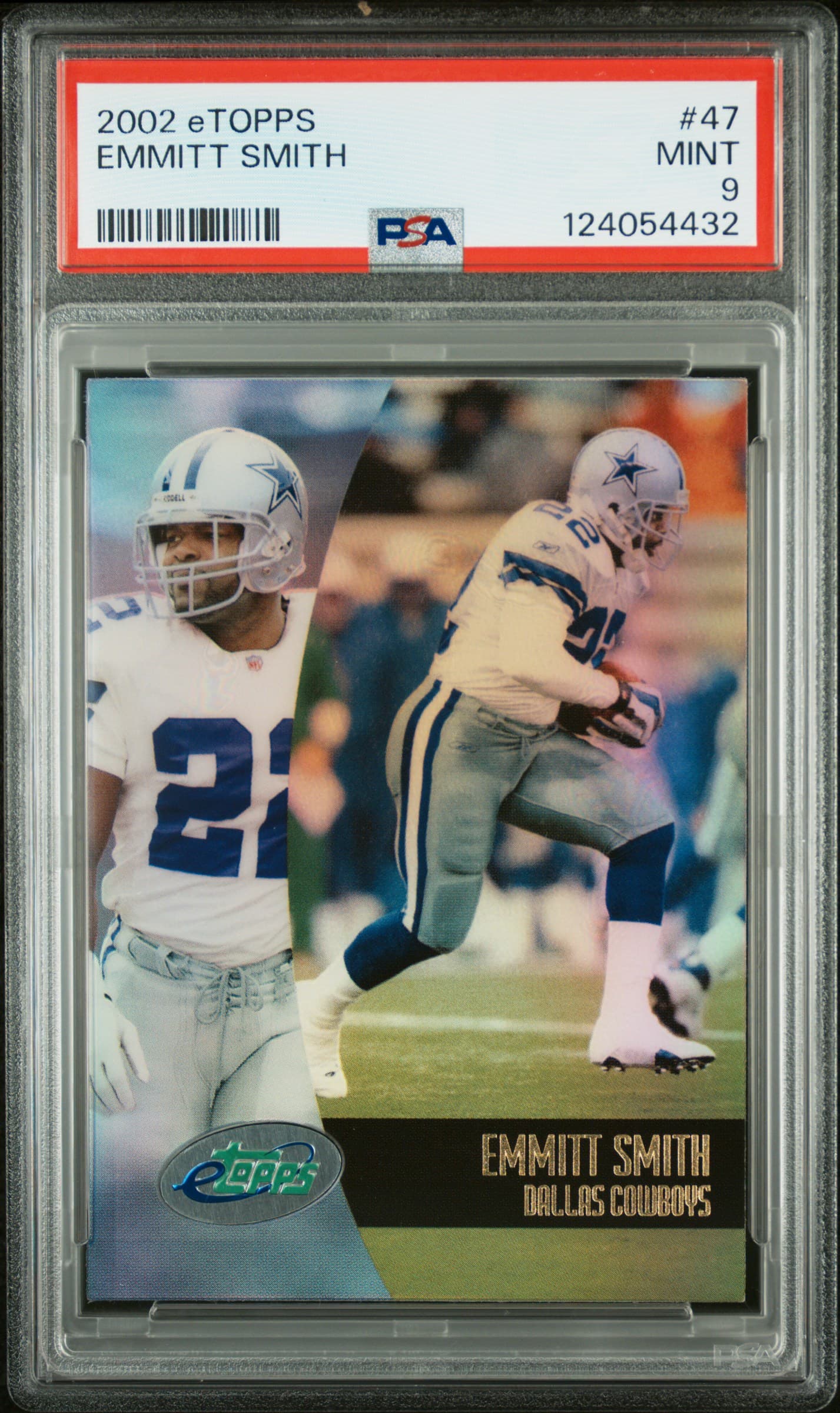 2002 eTOPPS EMMITT SMITH #47 MINT 9 124054432