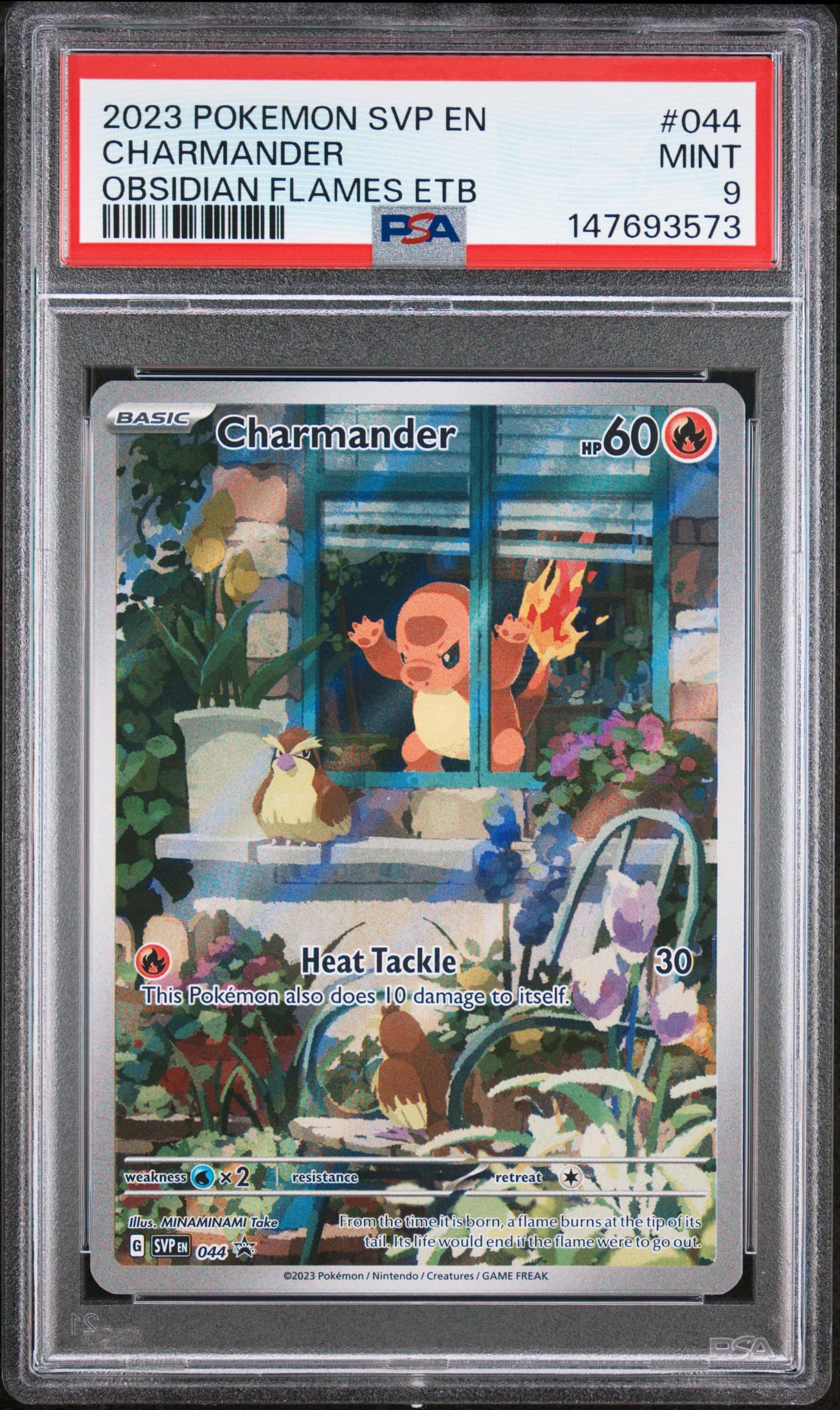 2023 POKEMON SVP EN-SV BLACK STAR PROMO CHARMANDER #044 OBSIDIAN FLAMES ETB MINT 9 147693573
