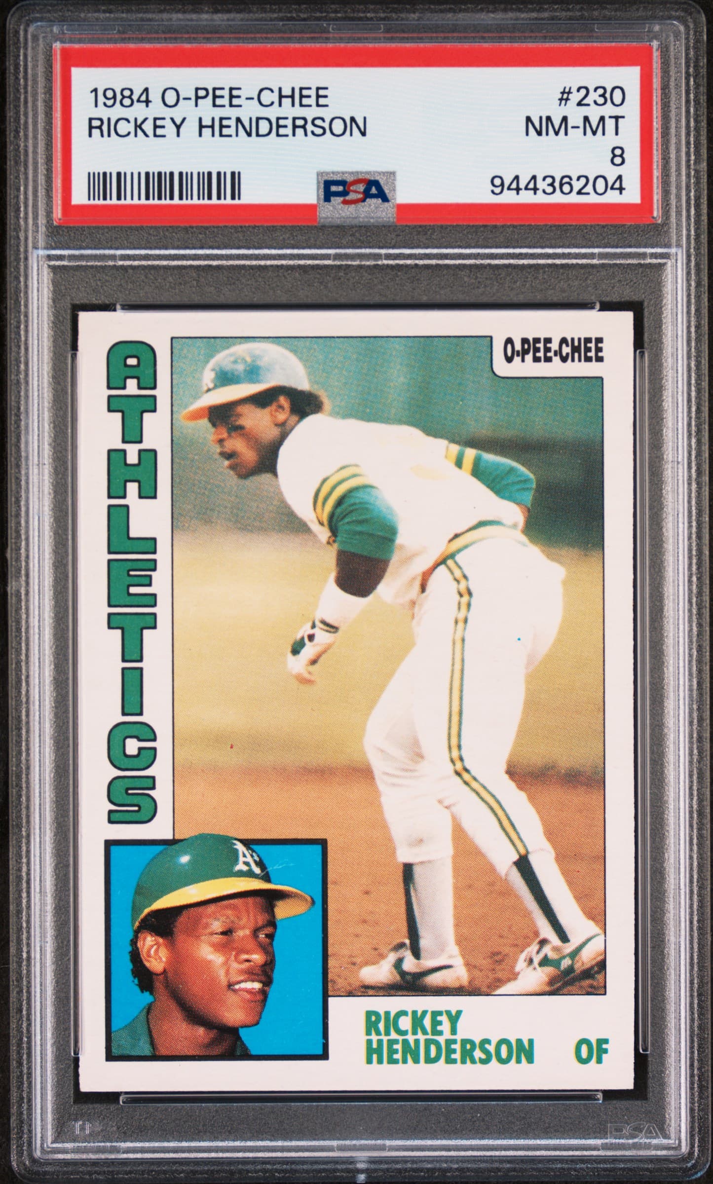 1984 O-PEE-CHEE RICKEY HENDERSON #230 NM-MT 8 94436204