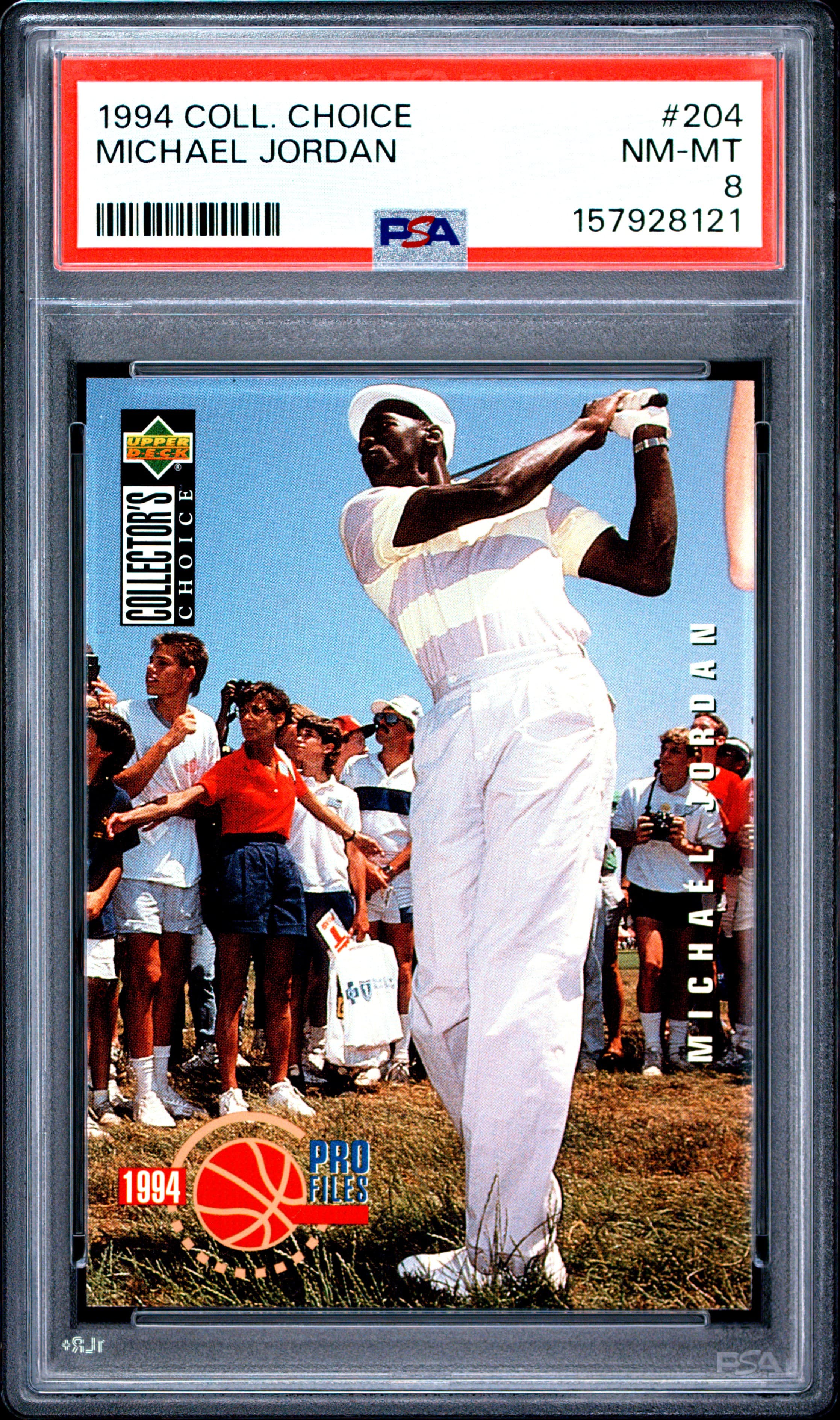1994 COLLECTOR'S CHOICE MICHAEL JORDAN #204 NM-MT 8 157928121