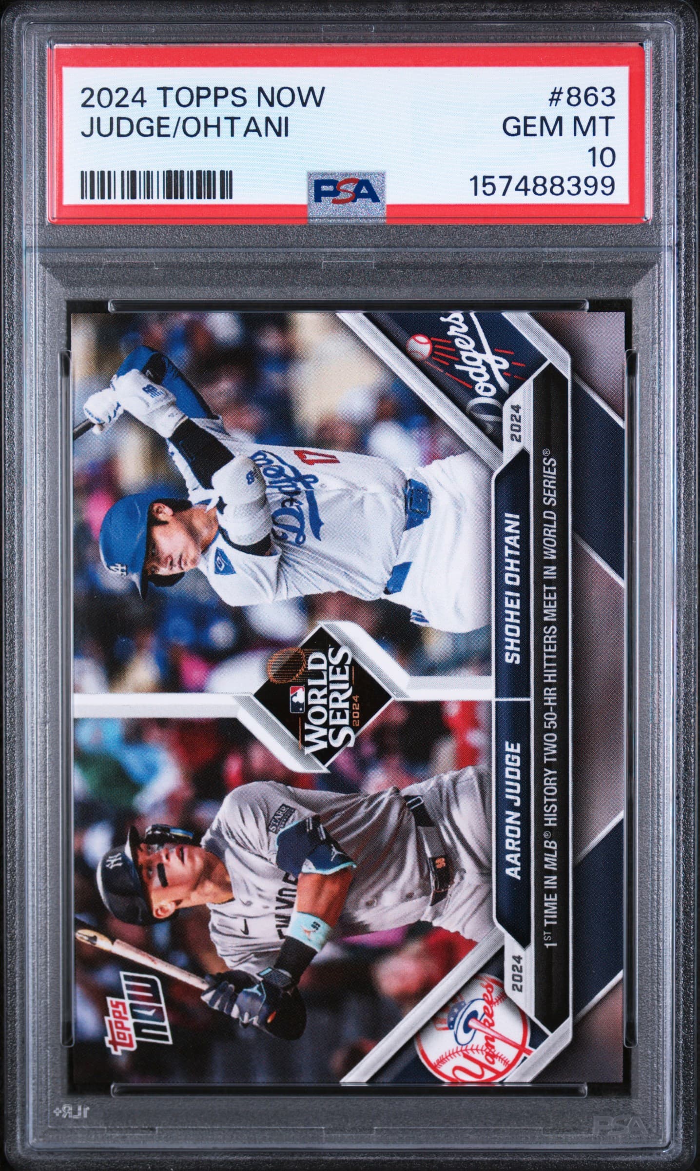 2024 TOPPS NOW JUDGE/OHTANI #863 GEM MT 10 157488399