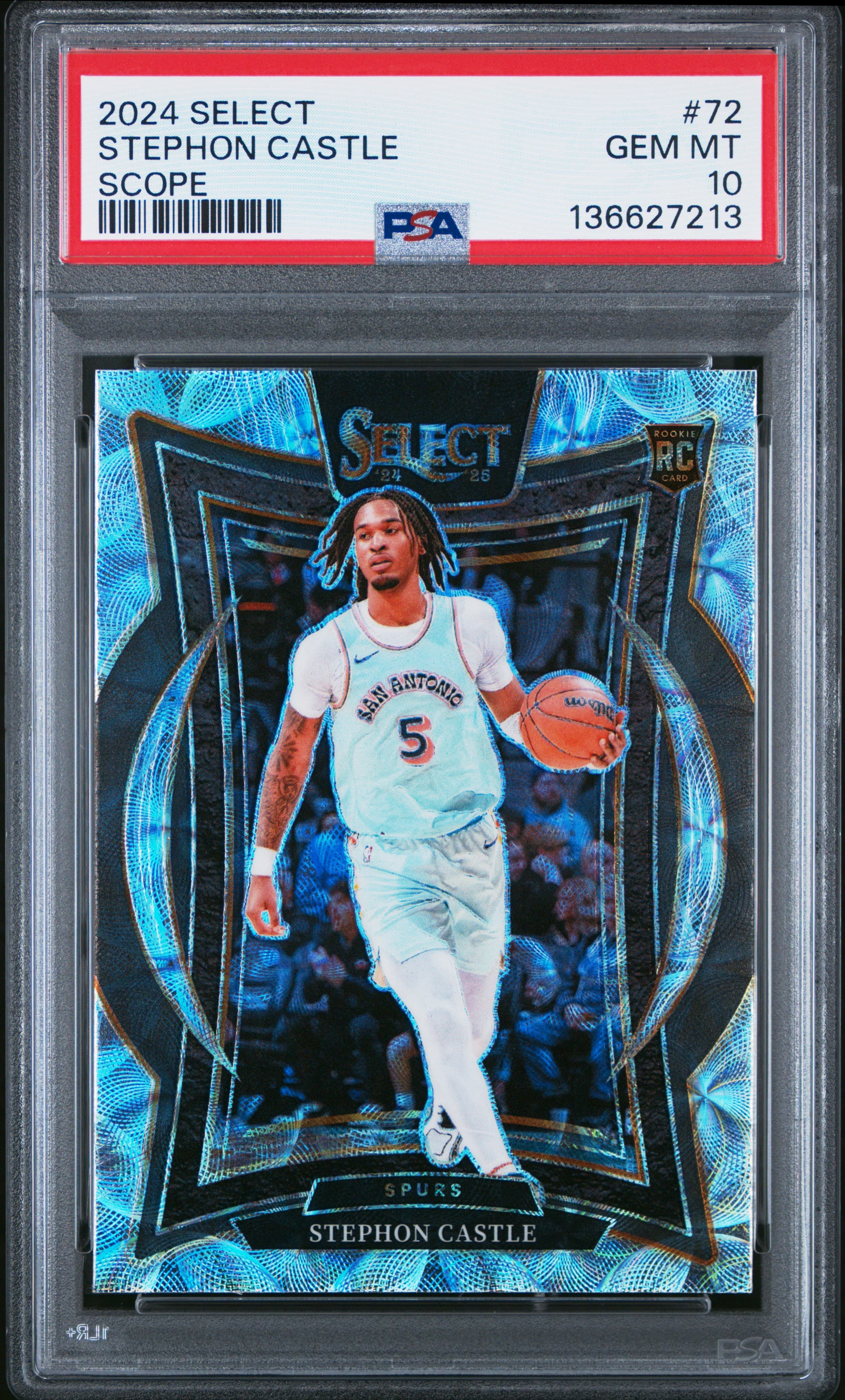 2024 PANINI SELECT STEPHON CASTLE #72 SCOPE GEM MT 10 136627213