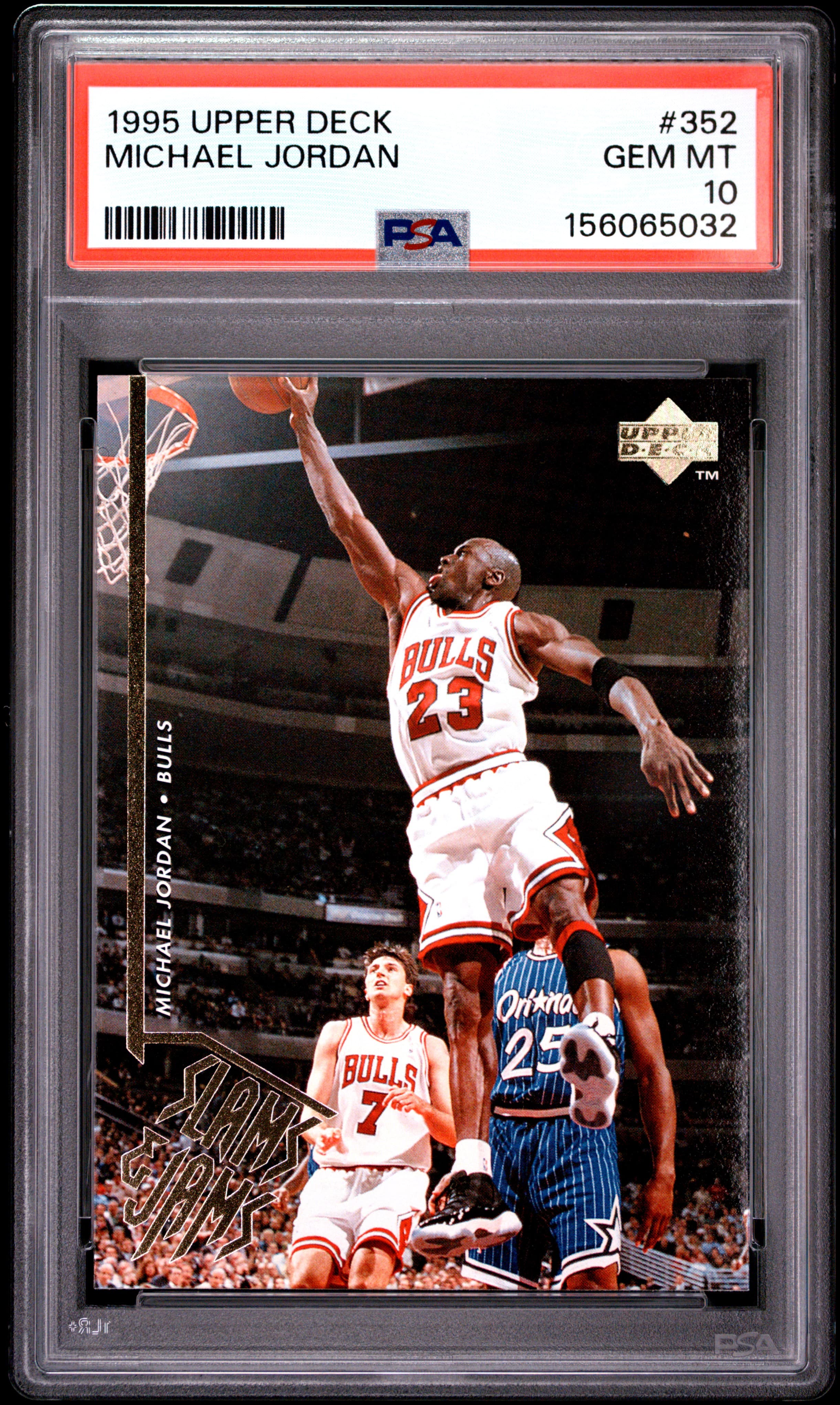 1995 UPPER DECK MICHAEL JORDAN #352 GEM MT 10 156065032