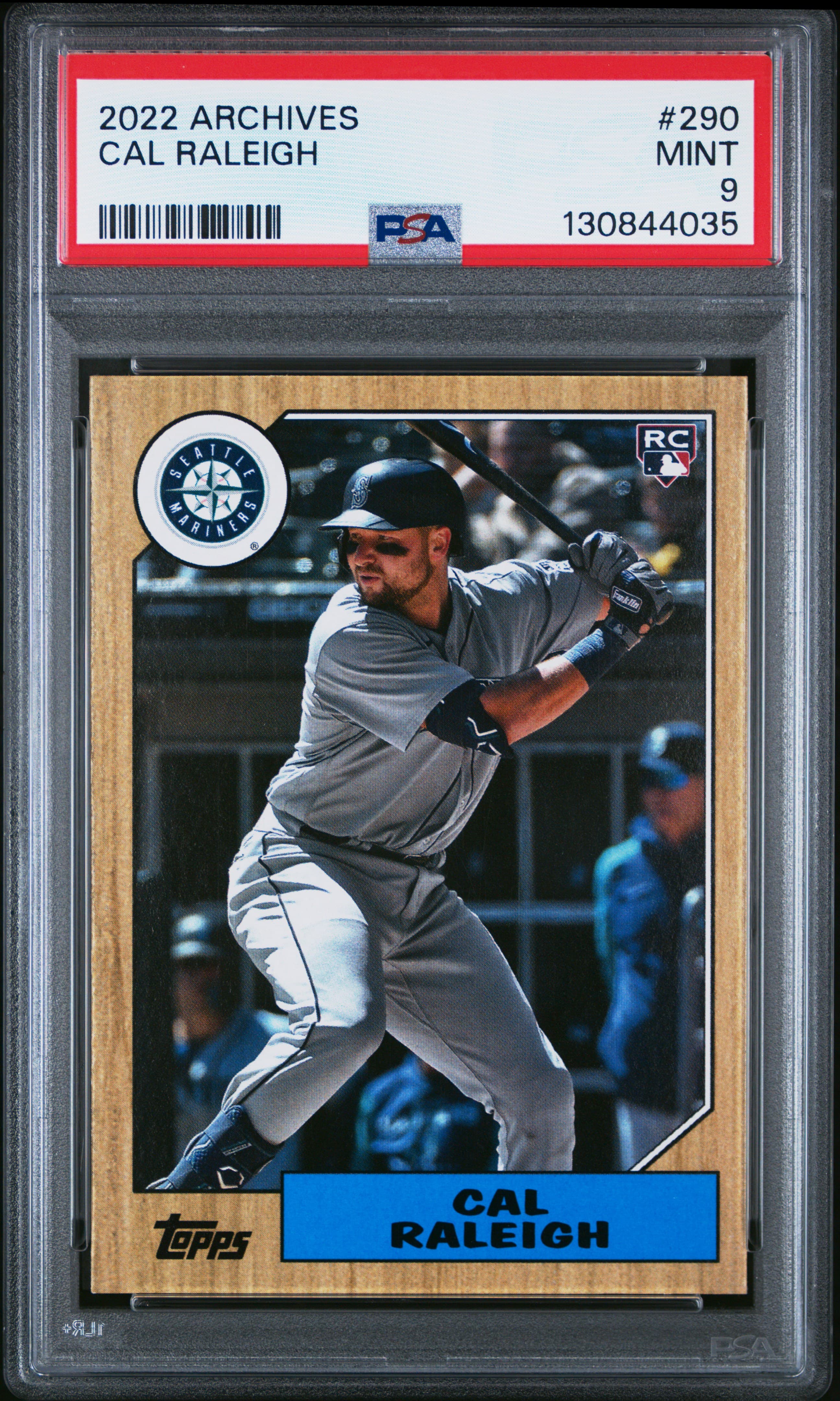 2022 TOPPS ARCHIVES CAL RALEIGH #290 MINT 9 130844035