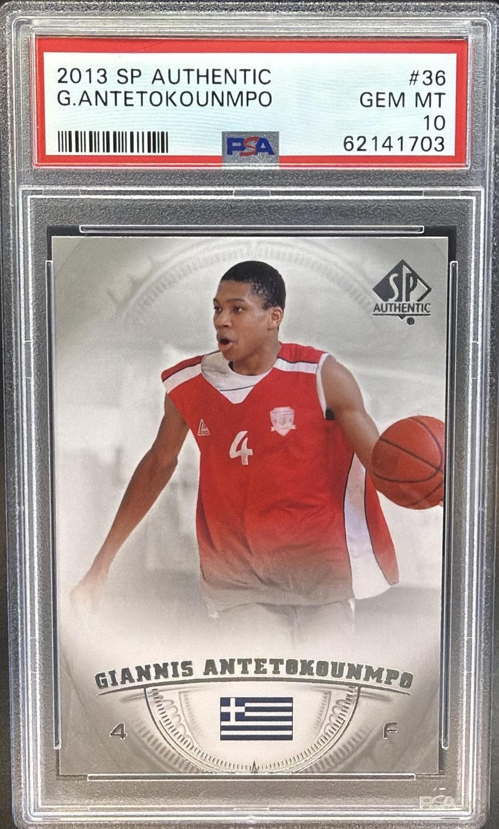 2013 SP AUTHENTIC G.ANTETOKOUNMPO #36 GEM MT 10 62141703