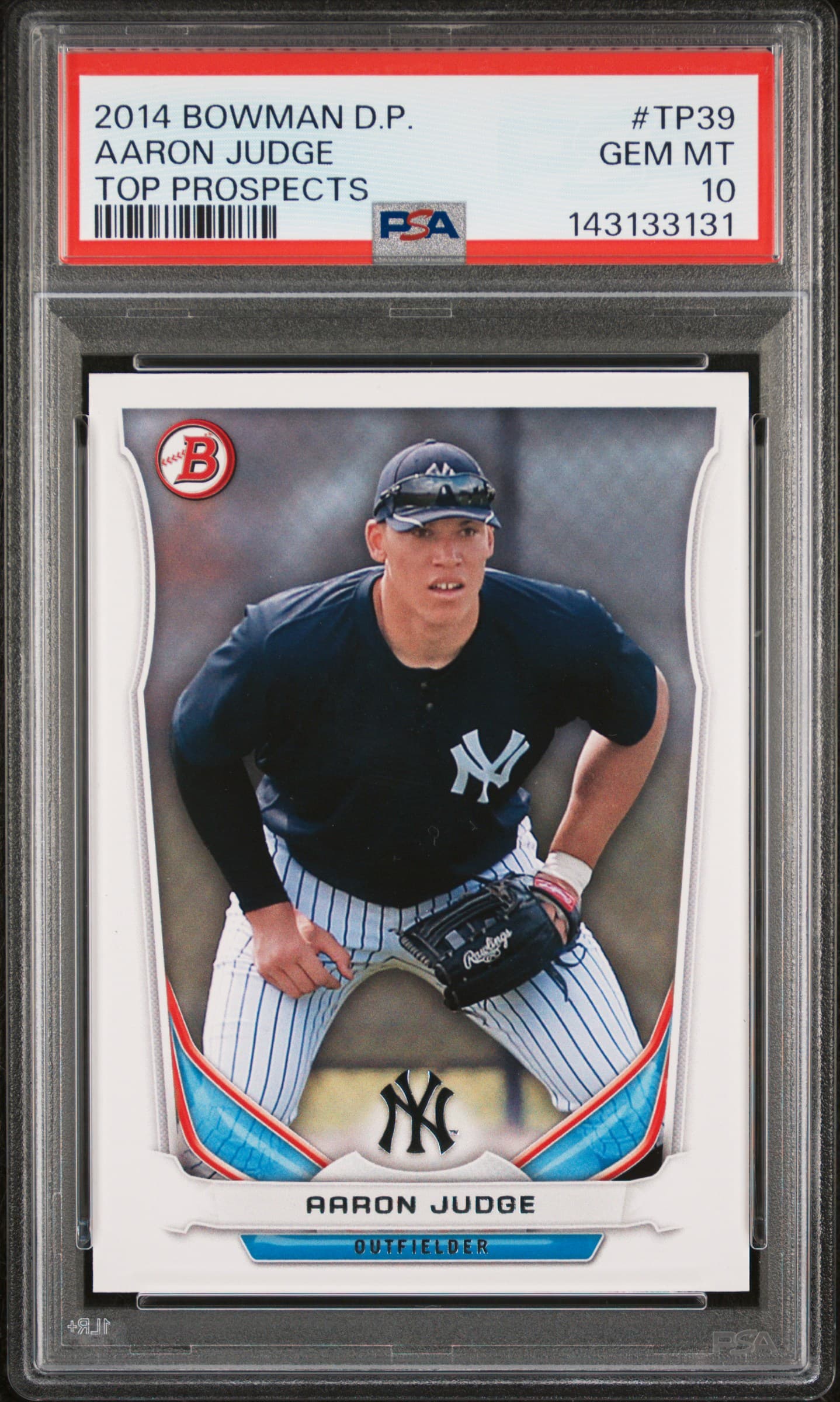 2014 BOWMAN DRAFT PICKS TOP PROSPECTS AARON JUDGE #TP39 TOP PROSPECTS GEM MT 10 143133131