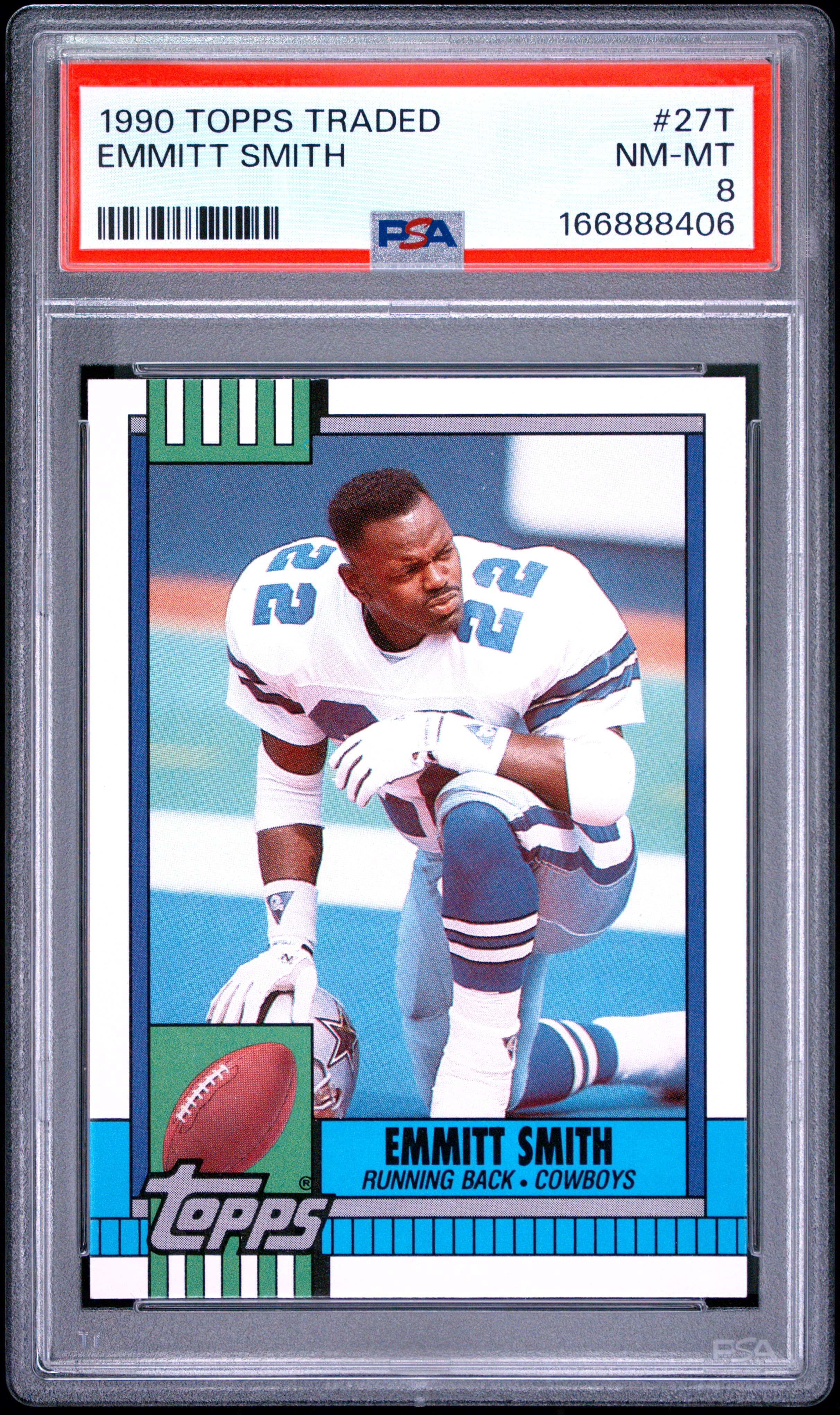 1990 TOPPS TRADED EMMITT SMITH #27T NM-MT 8 166888406