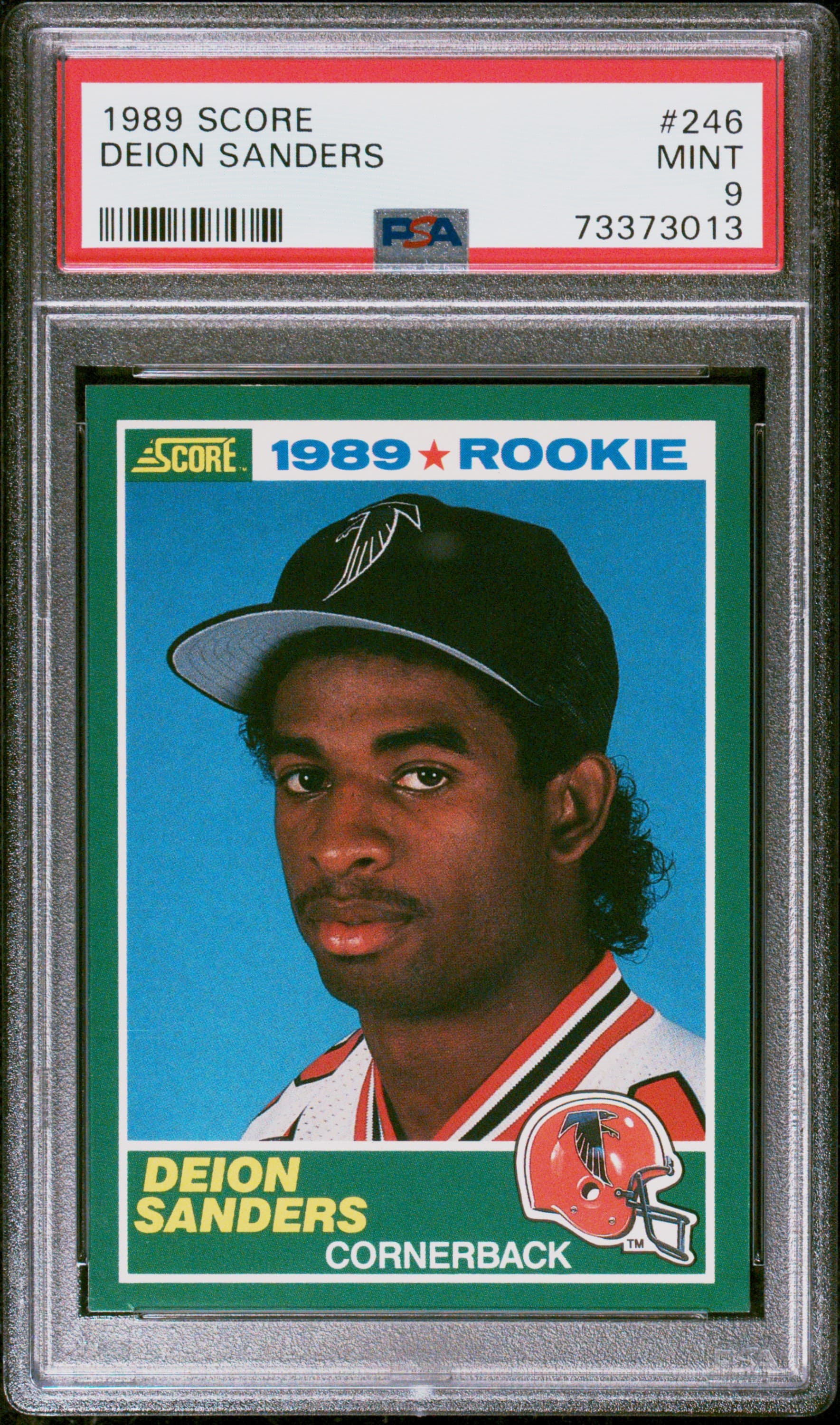 1989 SCORE DEION SANDERS #246 MINT 9 73373013