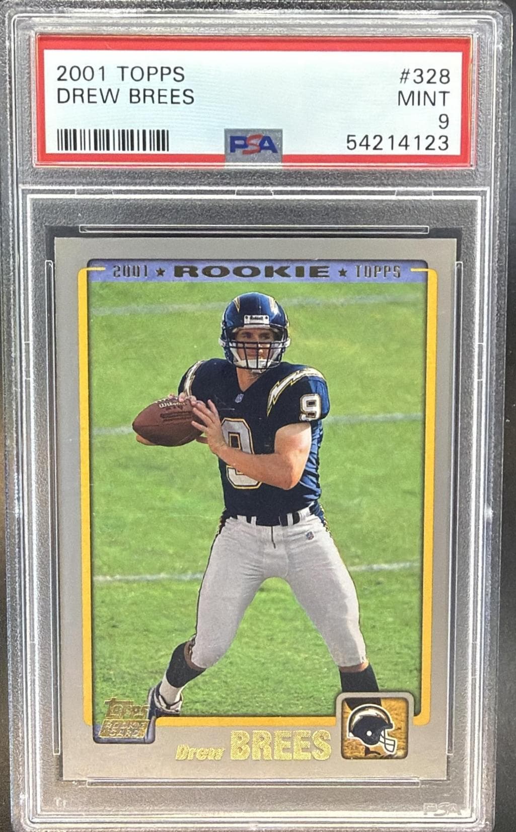 2001 TOPPS DREW BREES #328 MINT 9 54214123
