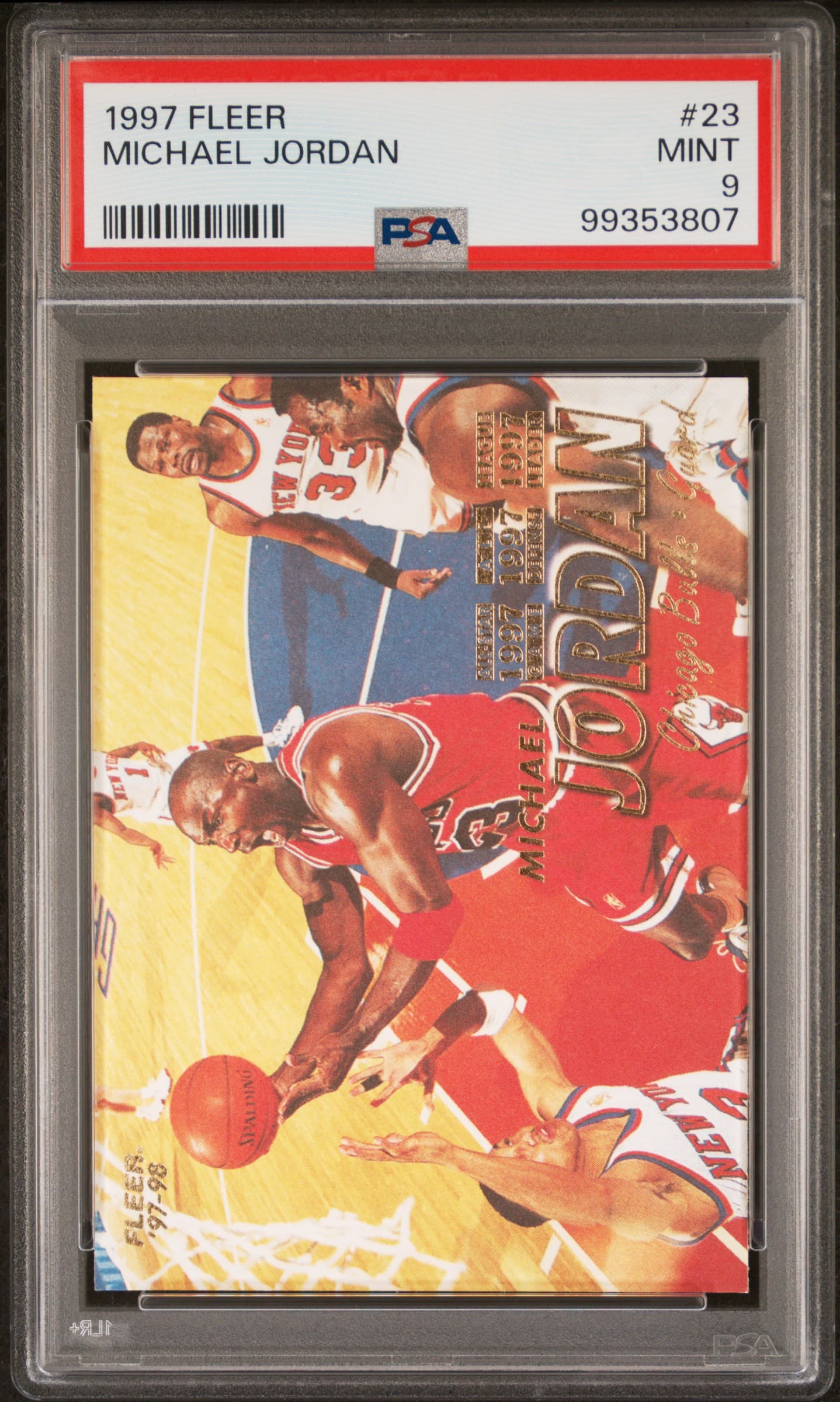 1997 FLEER MICHAEL JORDAN #23 MINT 9 99353807