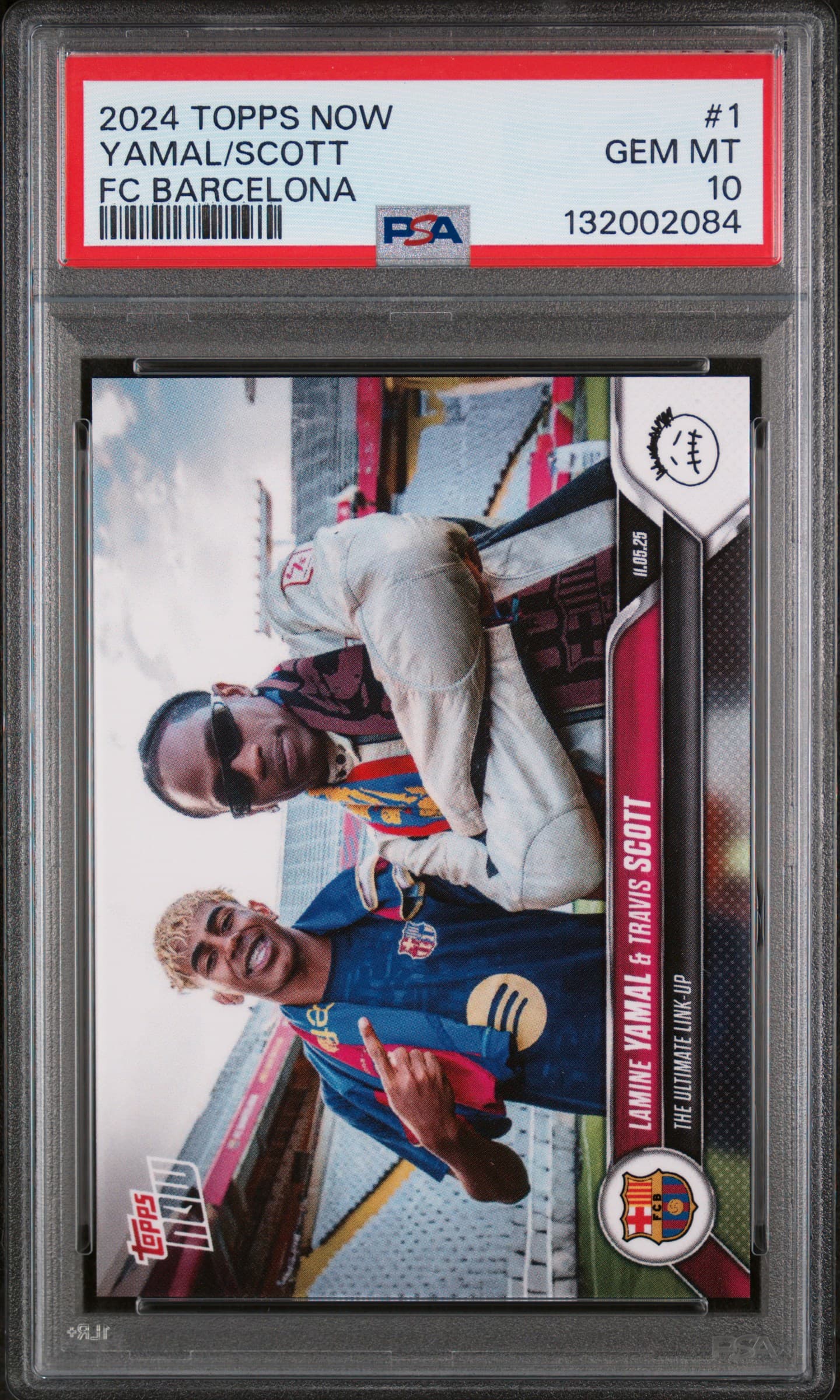2024-25 TOPPS NOW FC BARCELONA YAMAL/SCOTT #001 GEM MT 10 132002084
