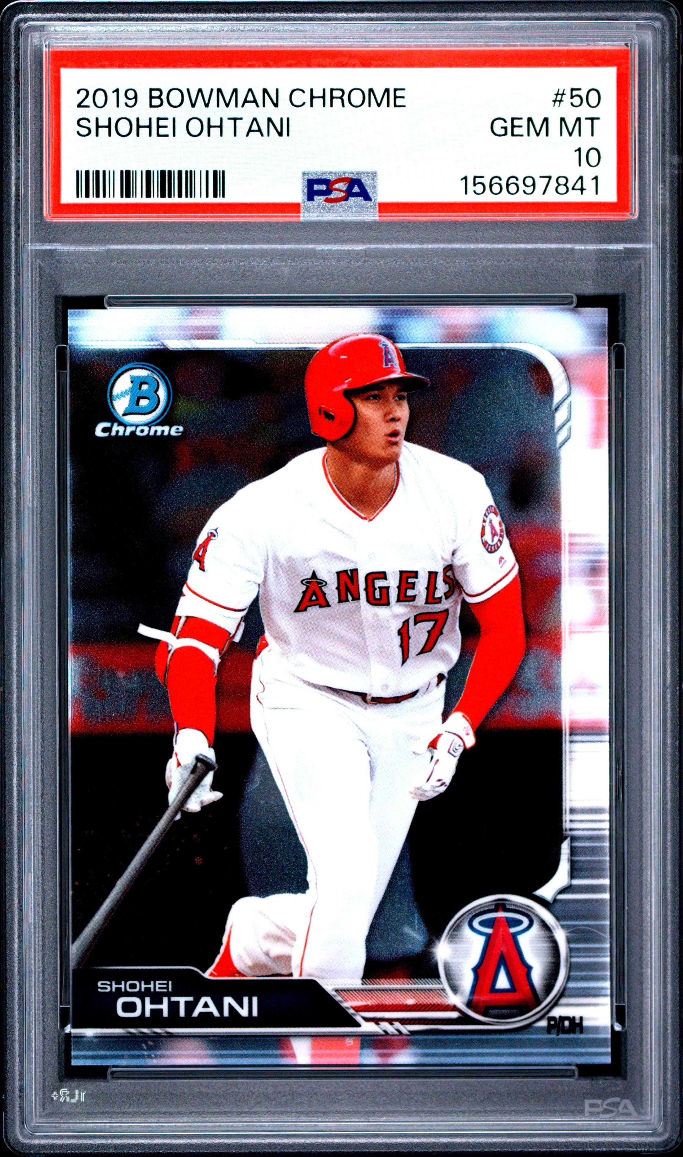 2019 BOWMAN CHROME SHOHEI OHTANI #50 GEM MT 10 156697841