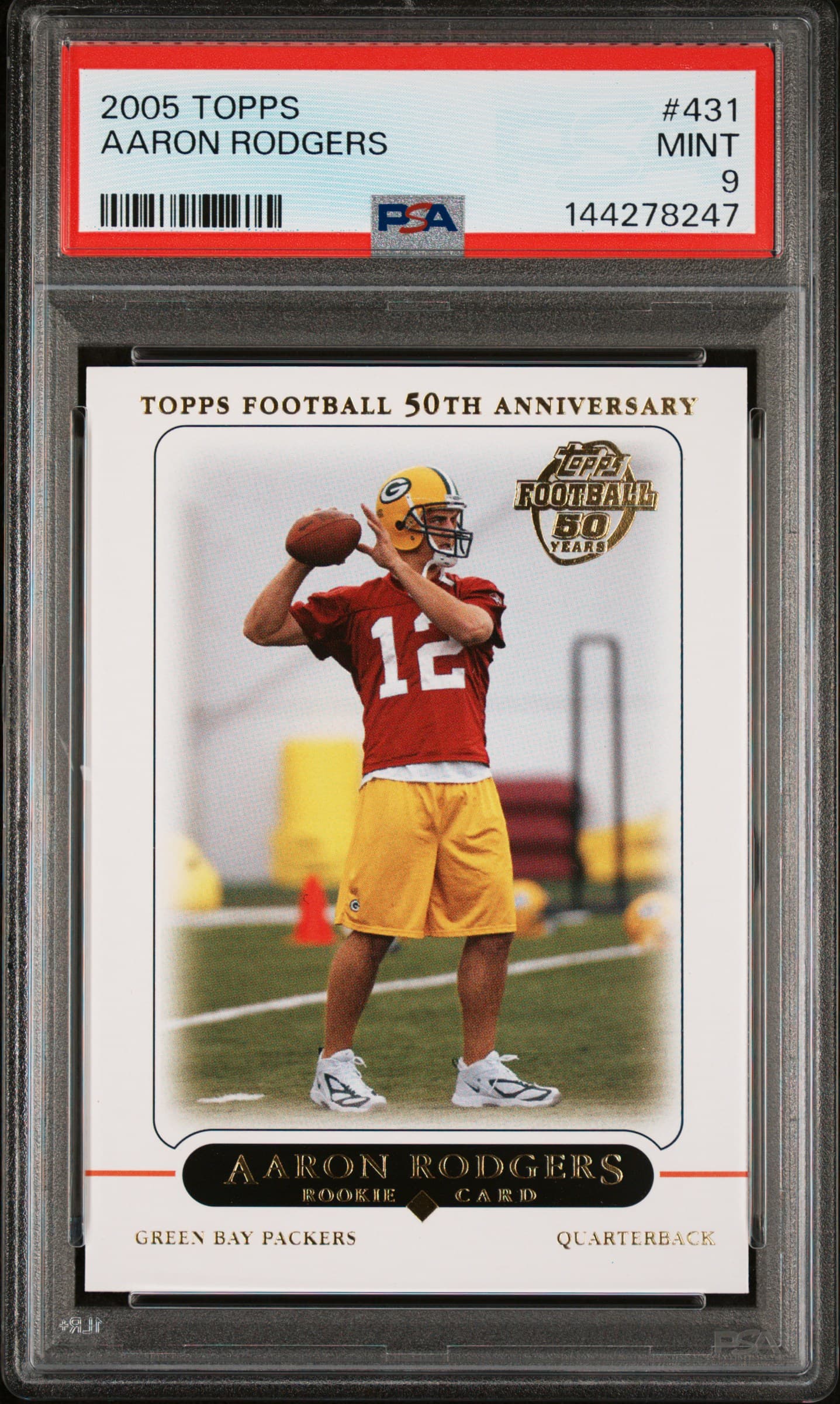 2005 TOPPS AARON RODGERS #431 MINT 9 144278247