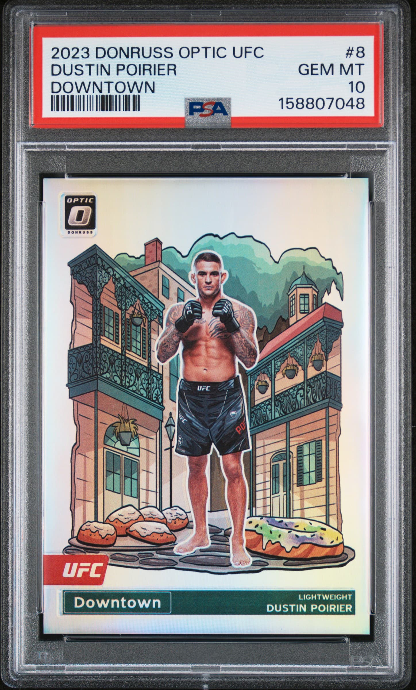 2023 PANINI DONRUSS OPTIC UFC DOWNTOWN DUSTIN POIRIER #8 GEM MT 10 158807048