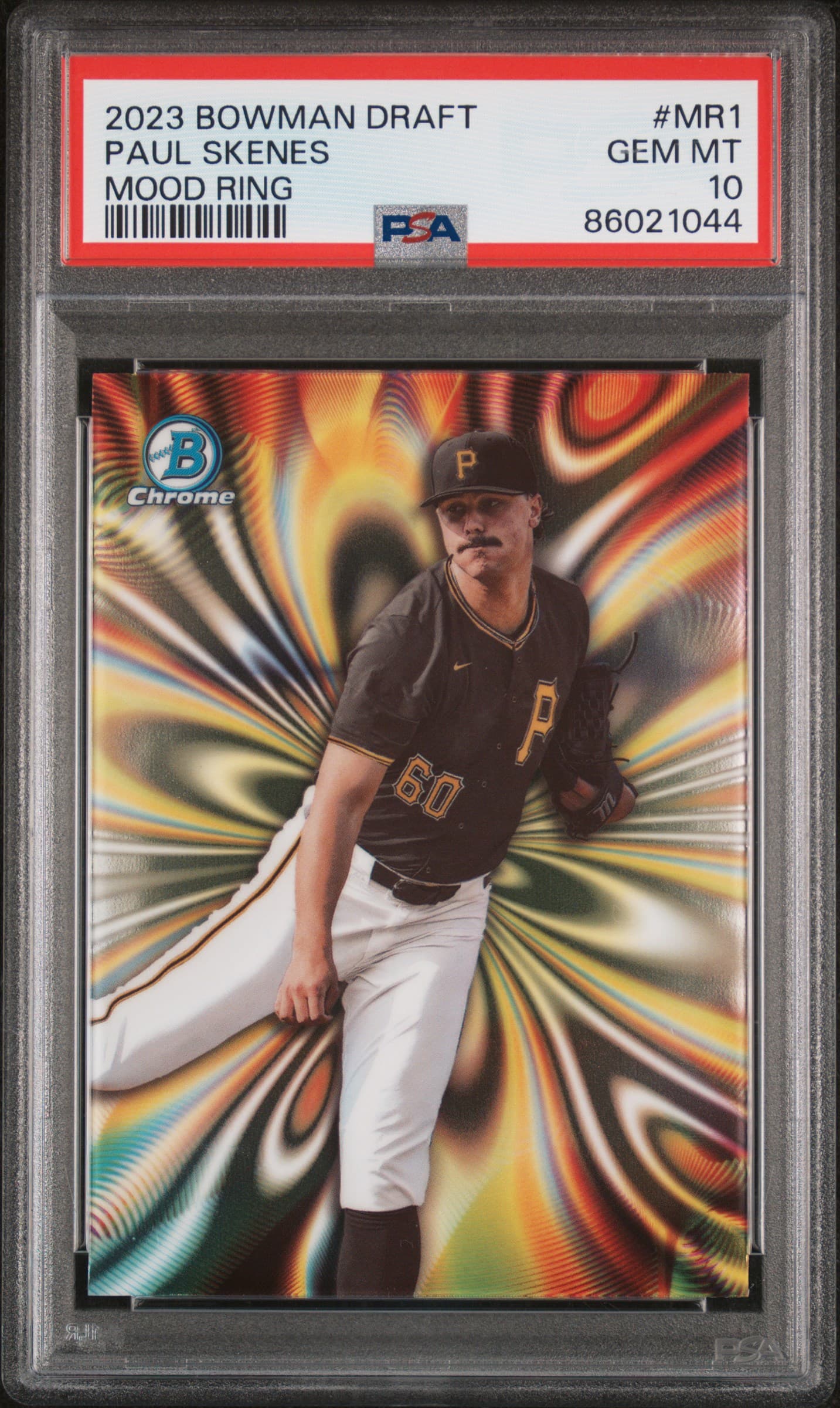 2023 BOWMAN DRAFT MOOD RING PAUL SKENES #MR1 GEM MT 10 86021044