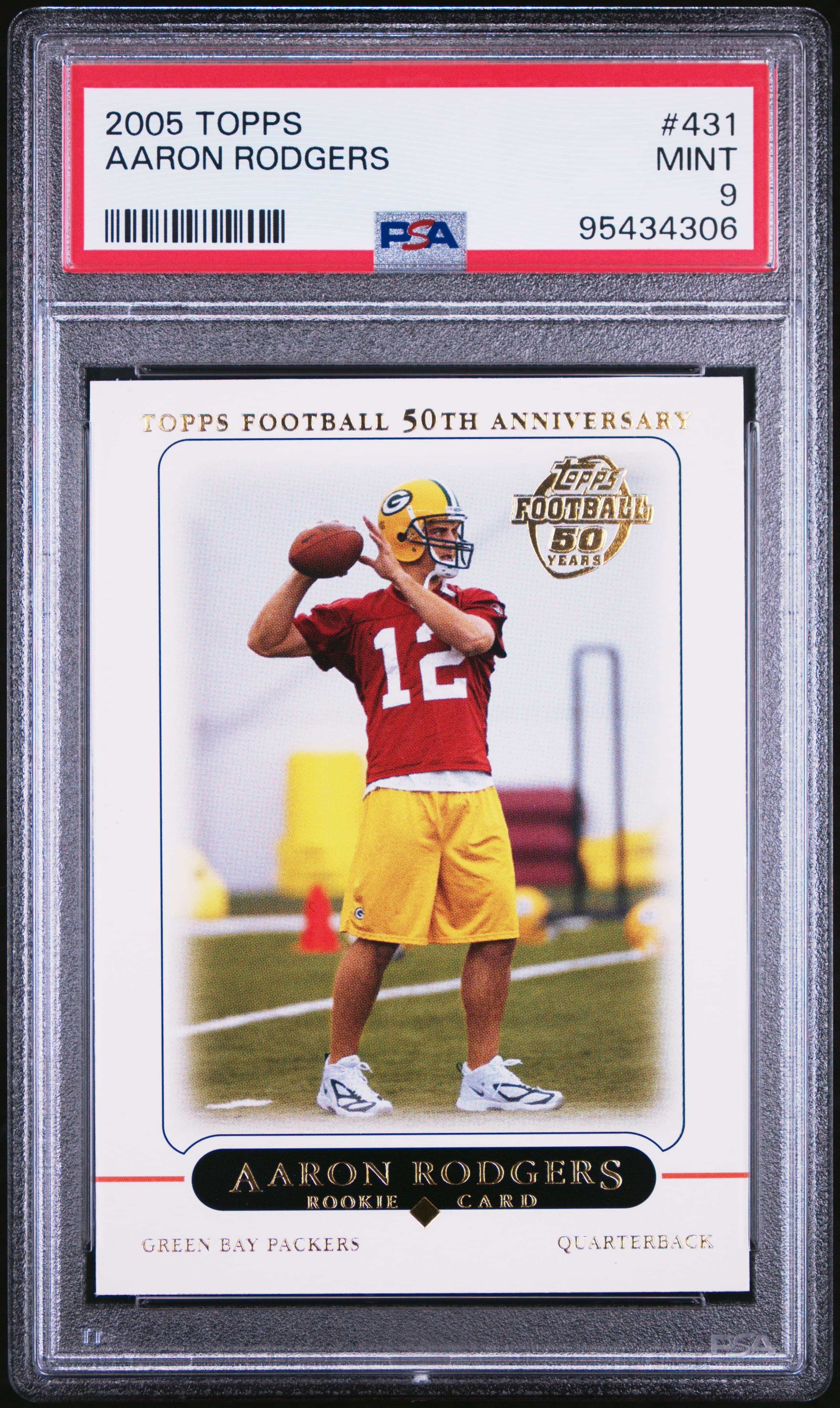 2005 TOPPS AARON RODGERS #431 MINT 9 95434306