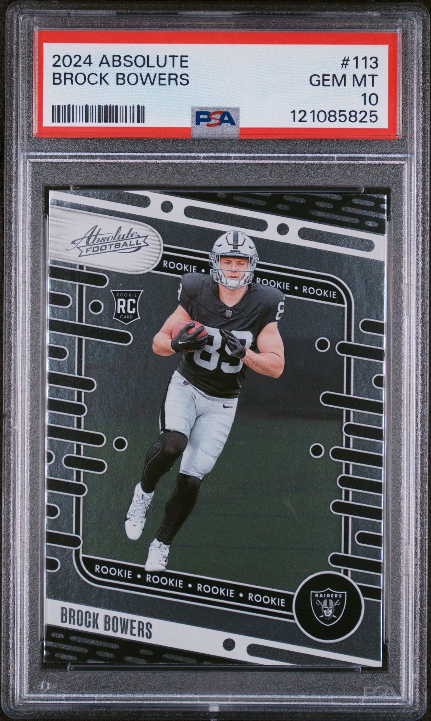 2024 PANINI ABSOLUTE BROCK BOWERS #113 GEM MT 10 121085825