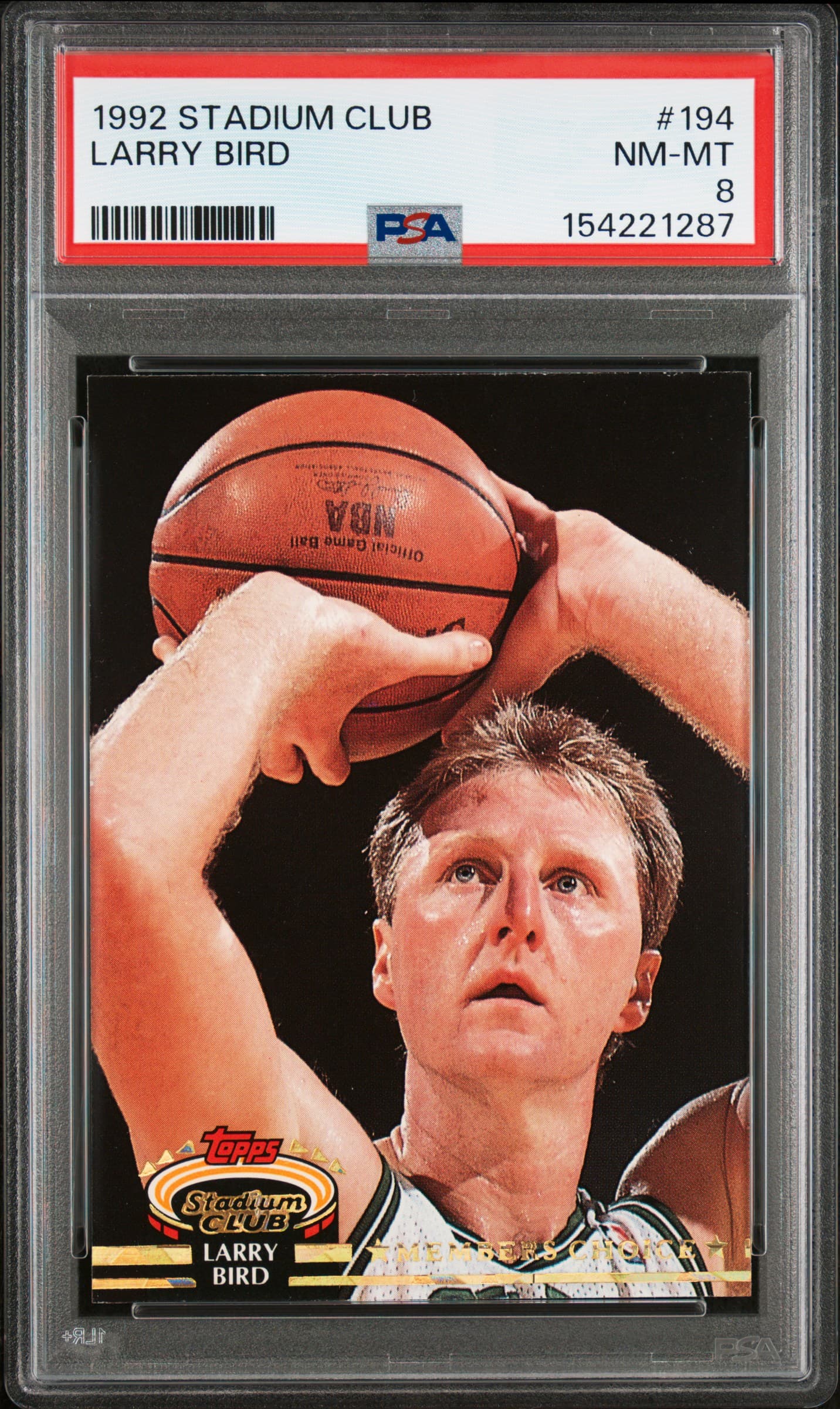 1992 STADIUM CLUB LARRY BIRD #194 NM-MT 8 154221287