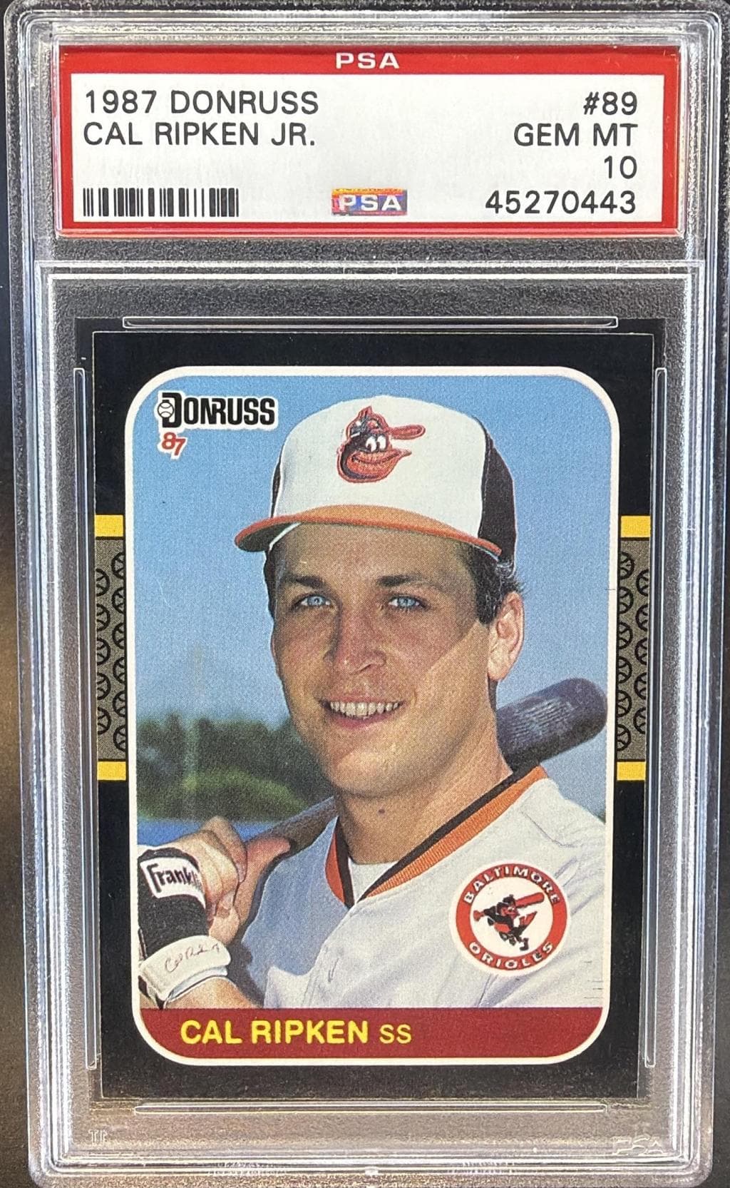 1987 DONRUSS CAL RIPKEN JR. #89 GEM MT 10 45270443