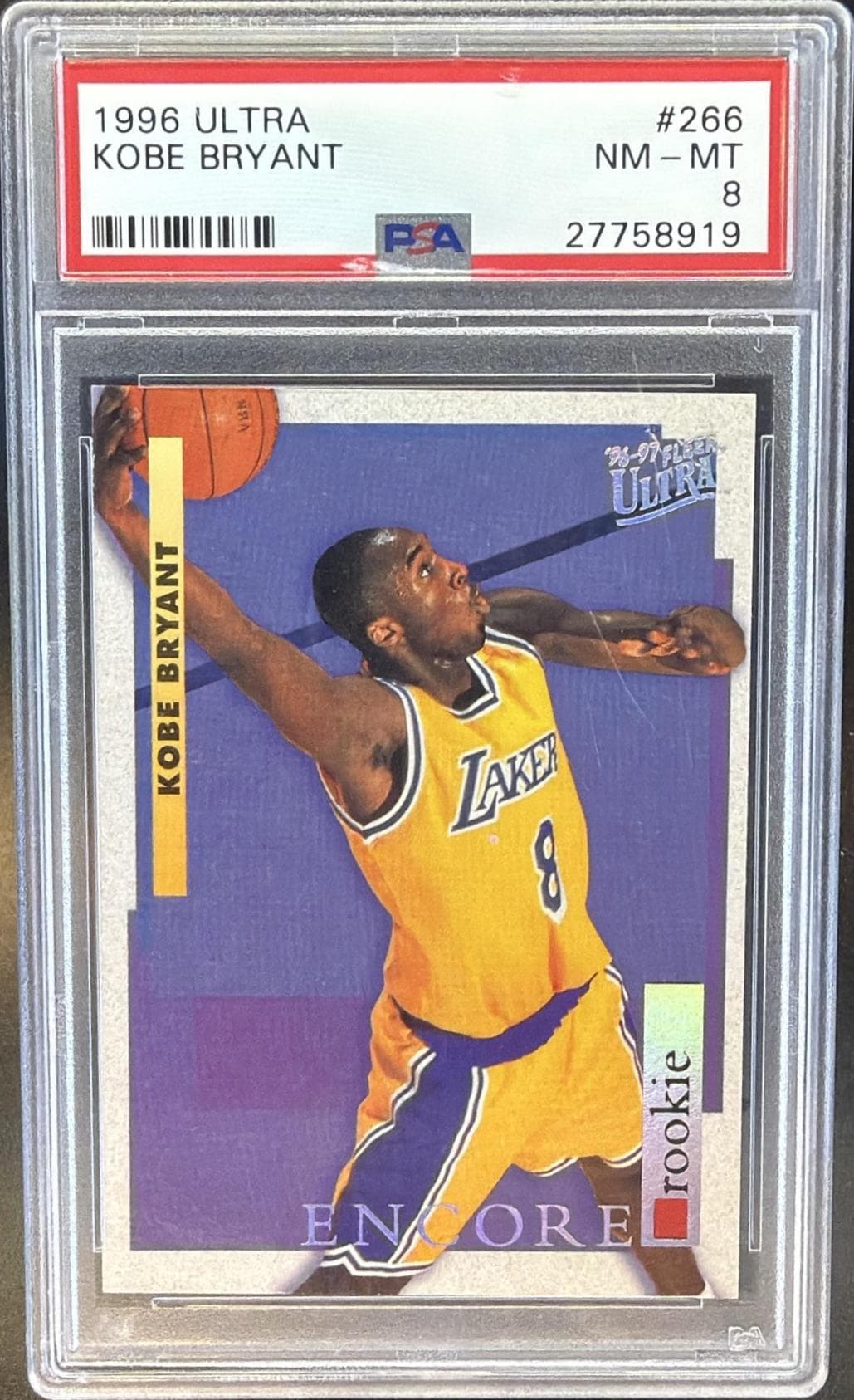 1996 ULTRA KOBE BRYANT #266 NM-MT 8 27758919