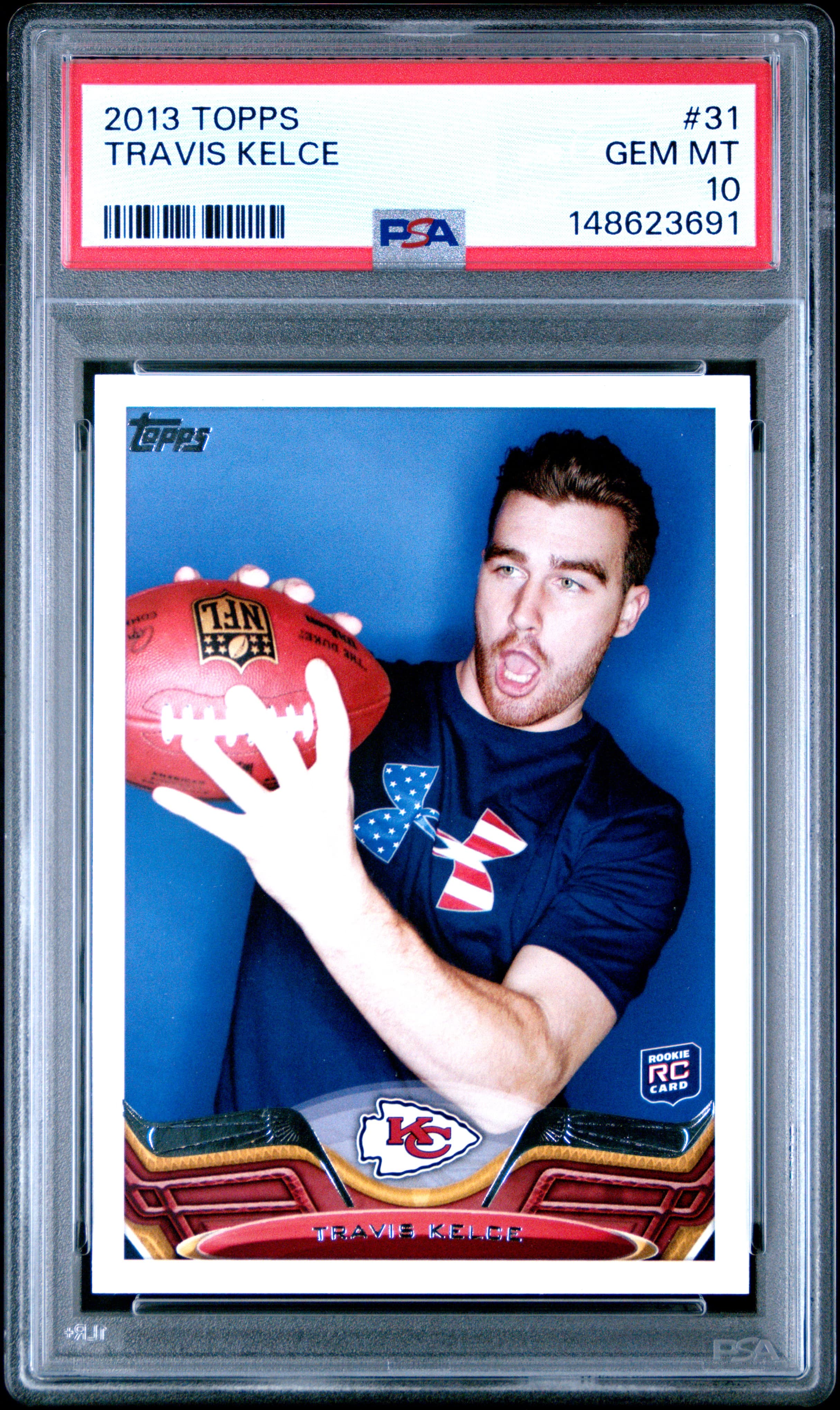 2013 TOPPS TRAVIS KELCE #31 GEM MT 10 148623691
