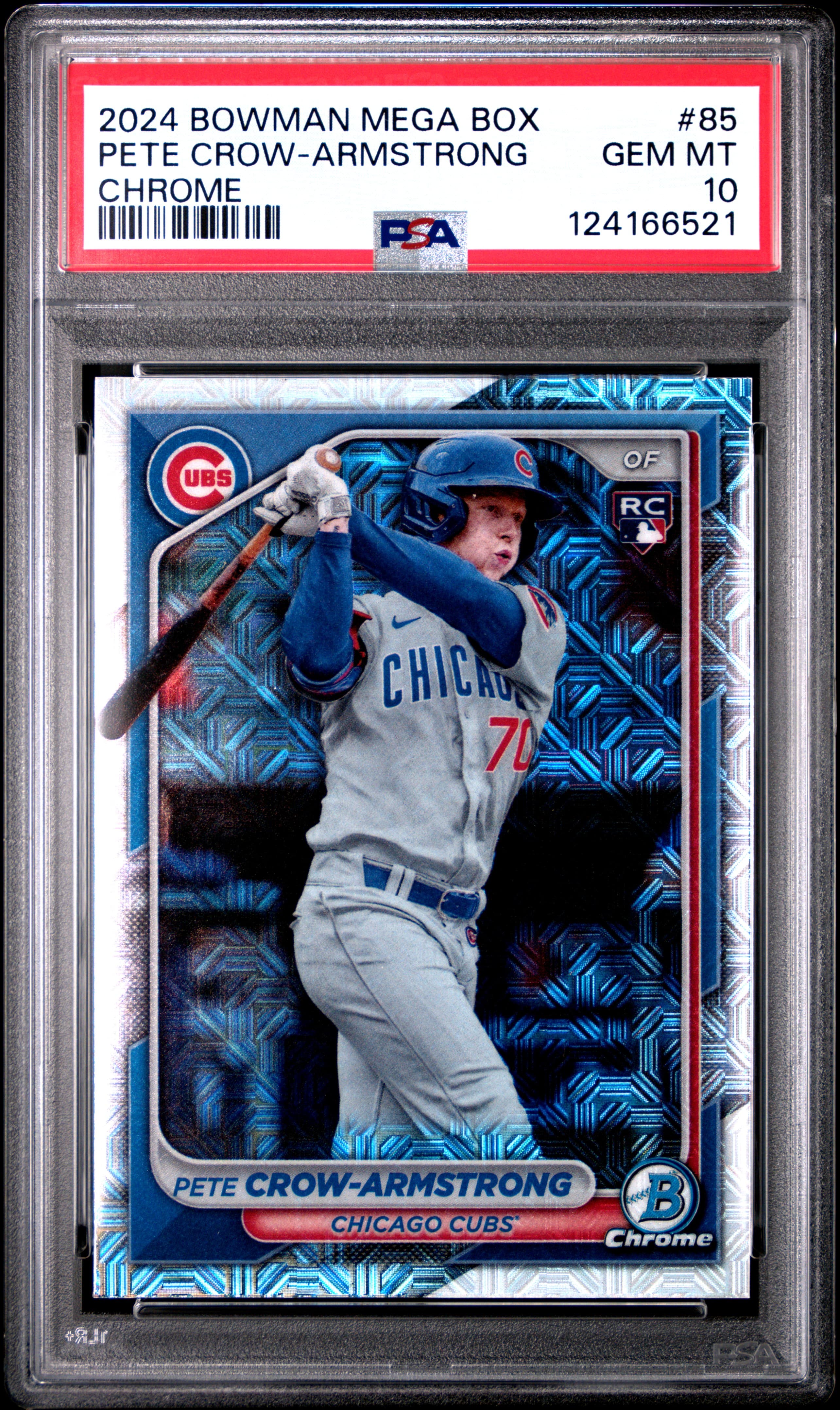 2024 BOWMAN MEGA BOX CHROME PETE CROW-ARMSTRONG #85 GEM MT 10 124166521