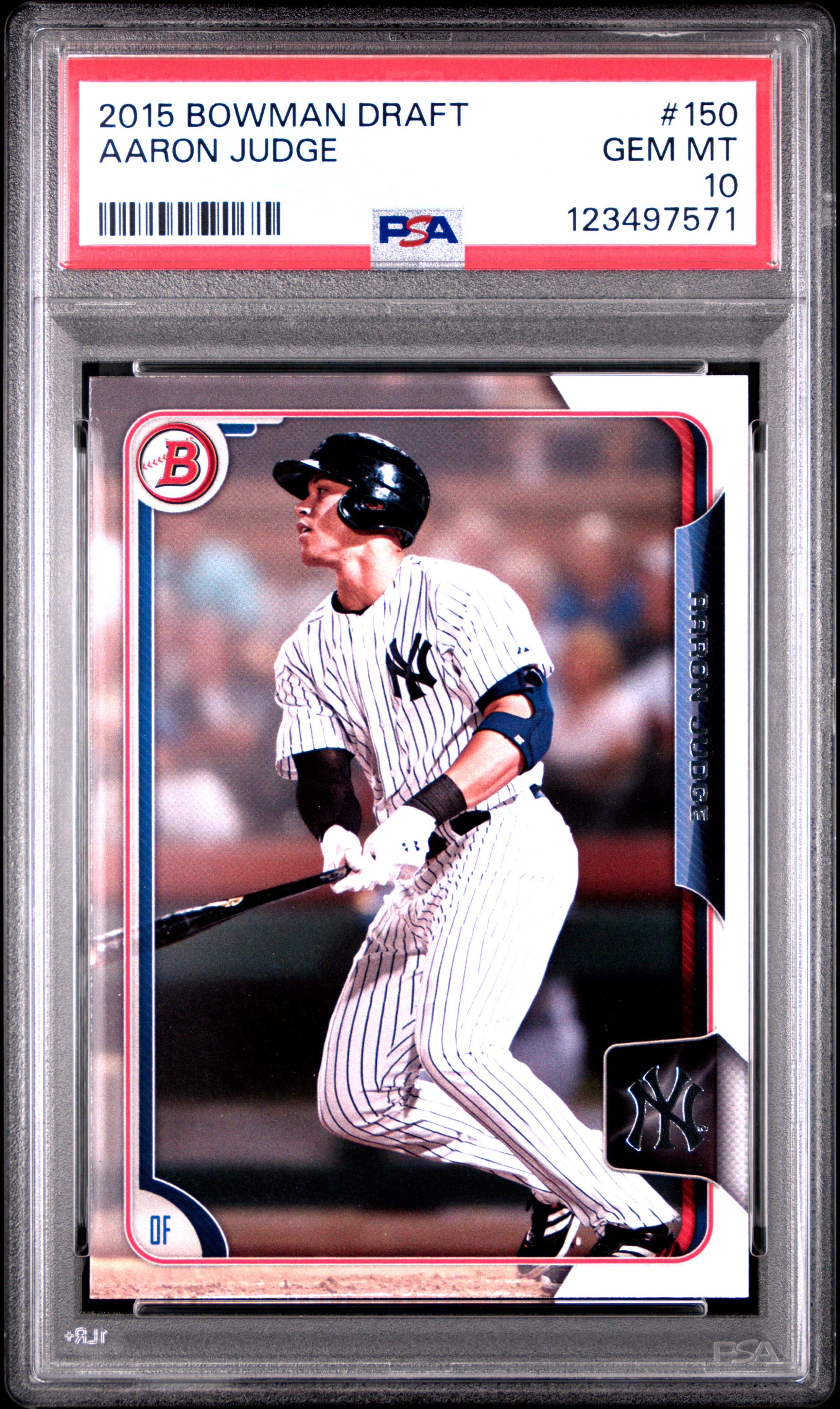 2015 BOWMAN DRAFT AARON JUDGE #150 GEM MT 10 123497571