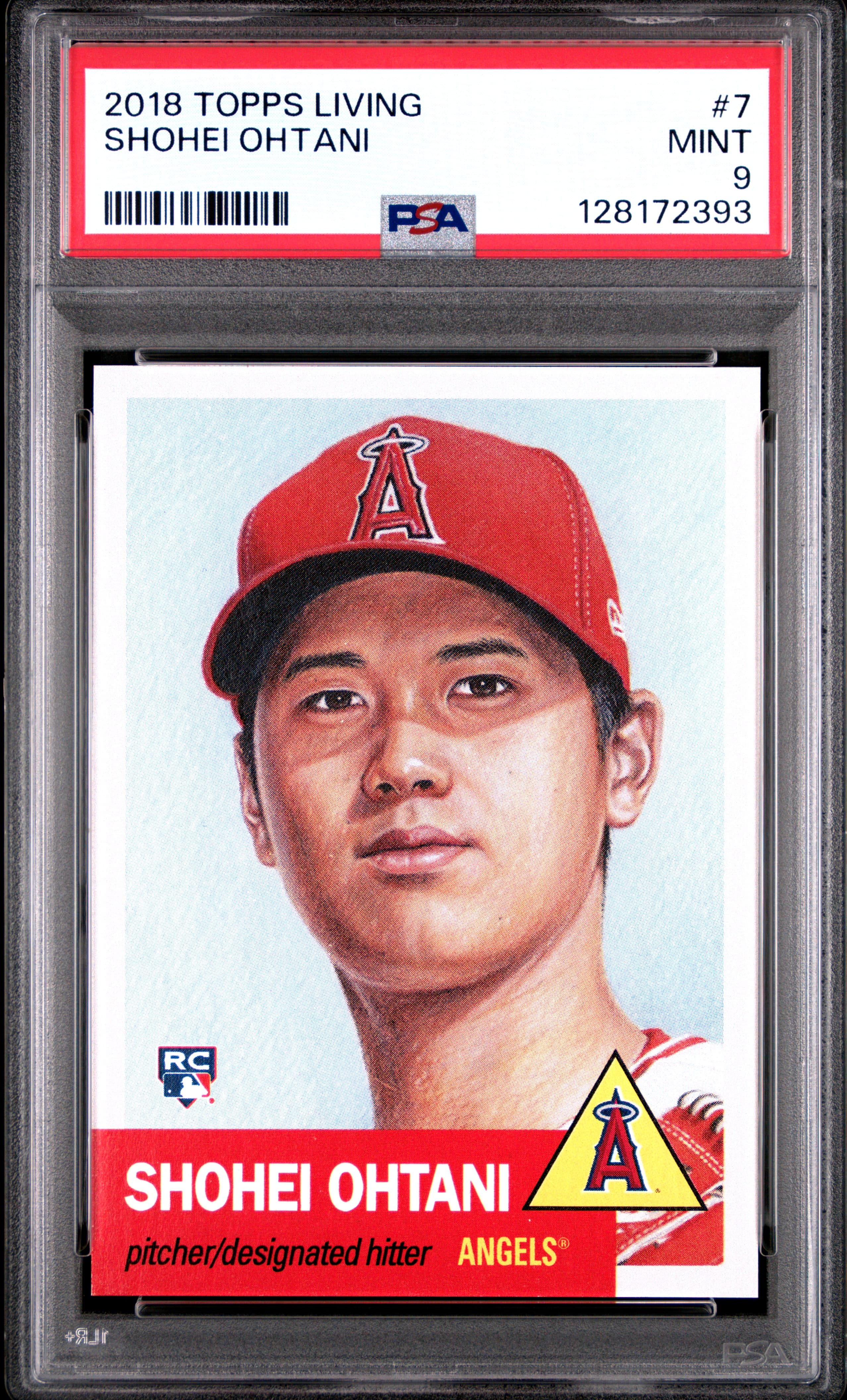 2018 TOPPS LIVING SHOHEI OHTANI #7 MINT 9 128172393