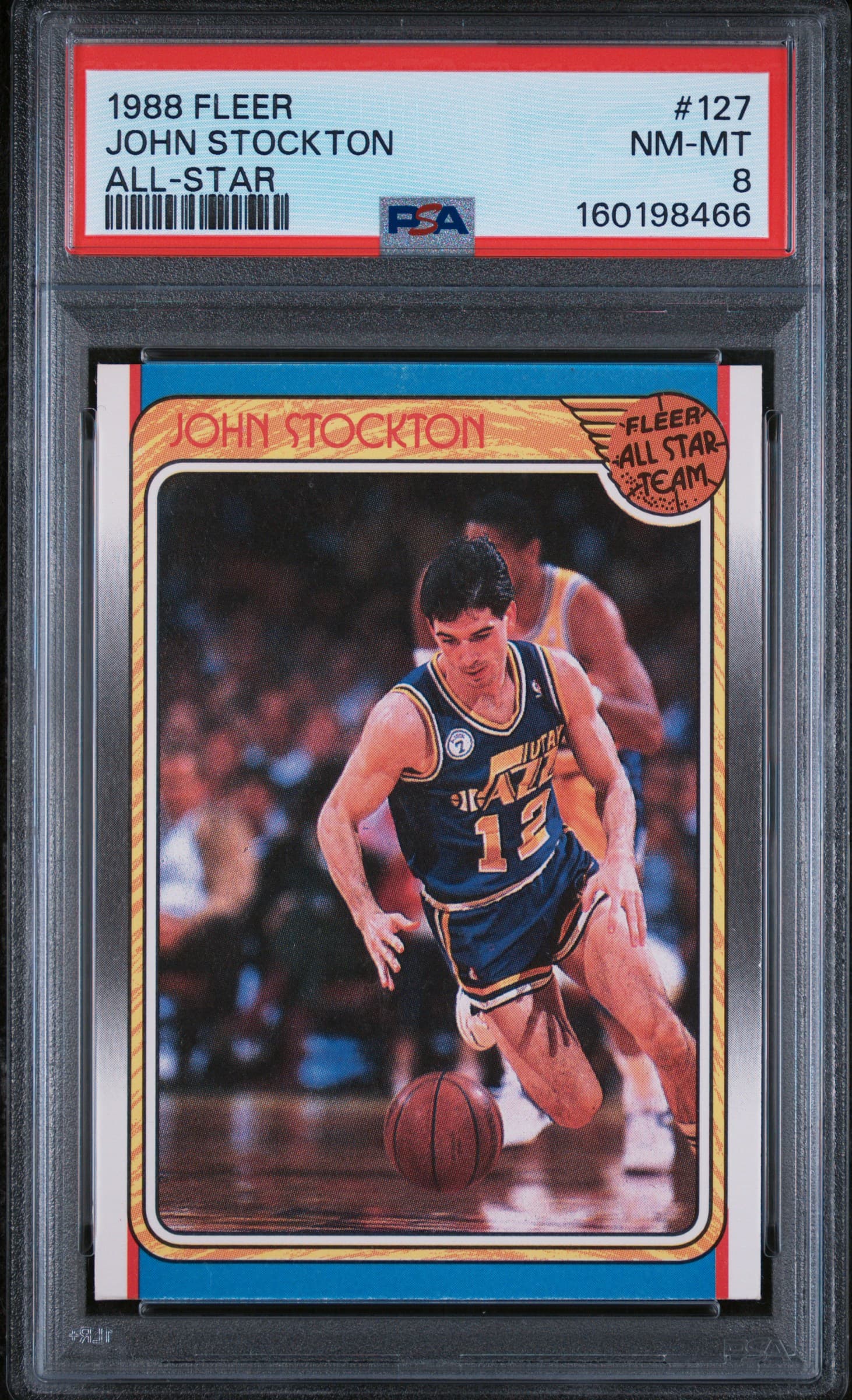 1988 FLEER JOHN STOCKTON #127 ALL-STAR NM-MT 8 160198466