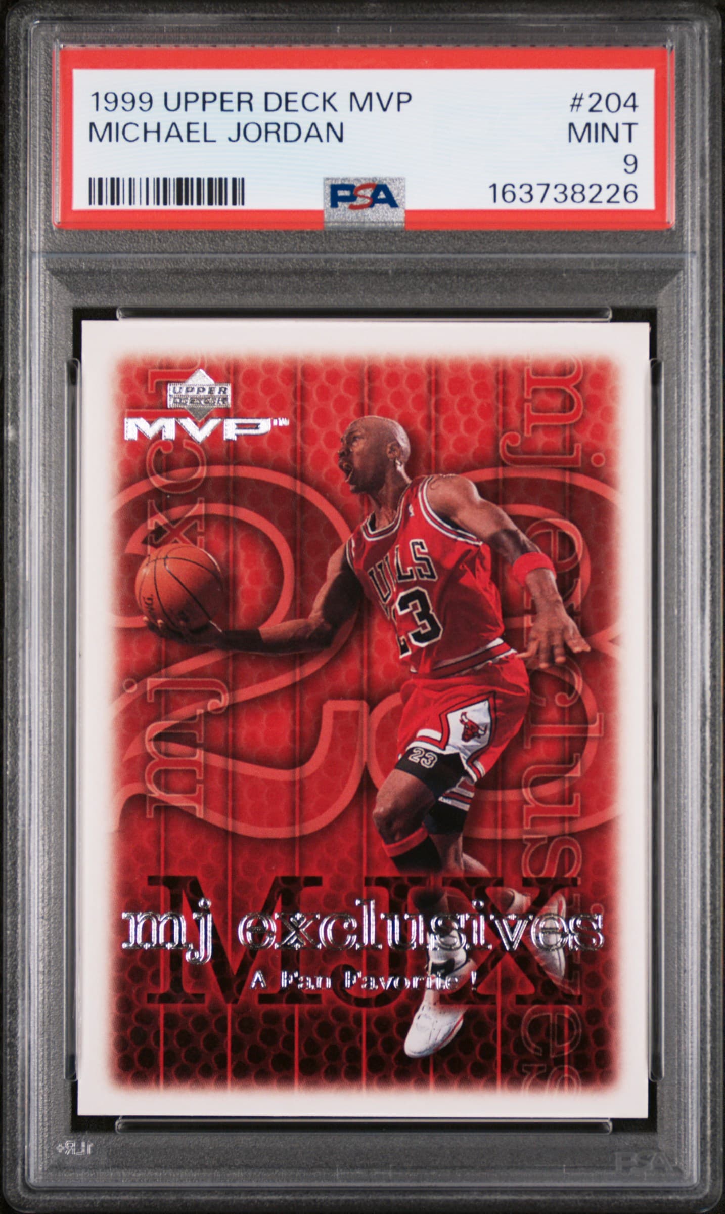 1999 UPPER DECK MVP MICHAEL JORDAN #204 MINT 9 163738226
