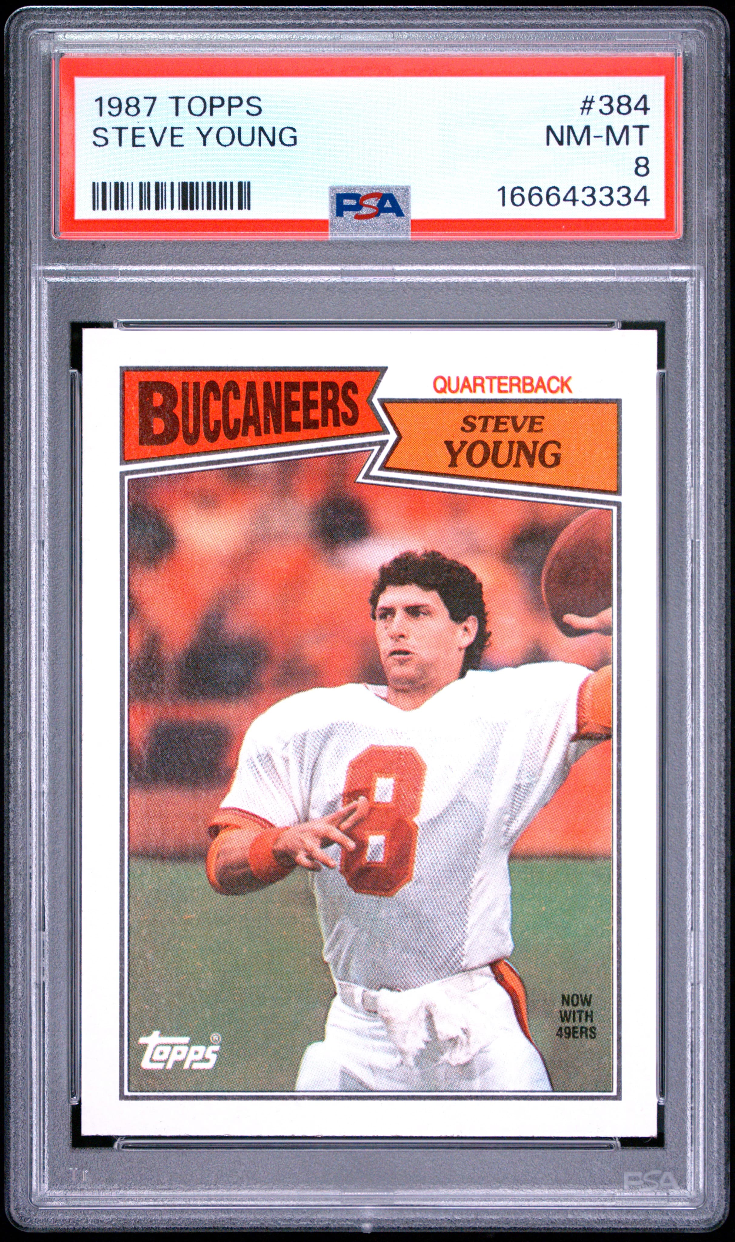 1987 TOPPS STEVE YOUNG #384 NM-MT 8 166643334