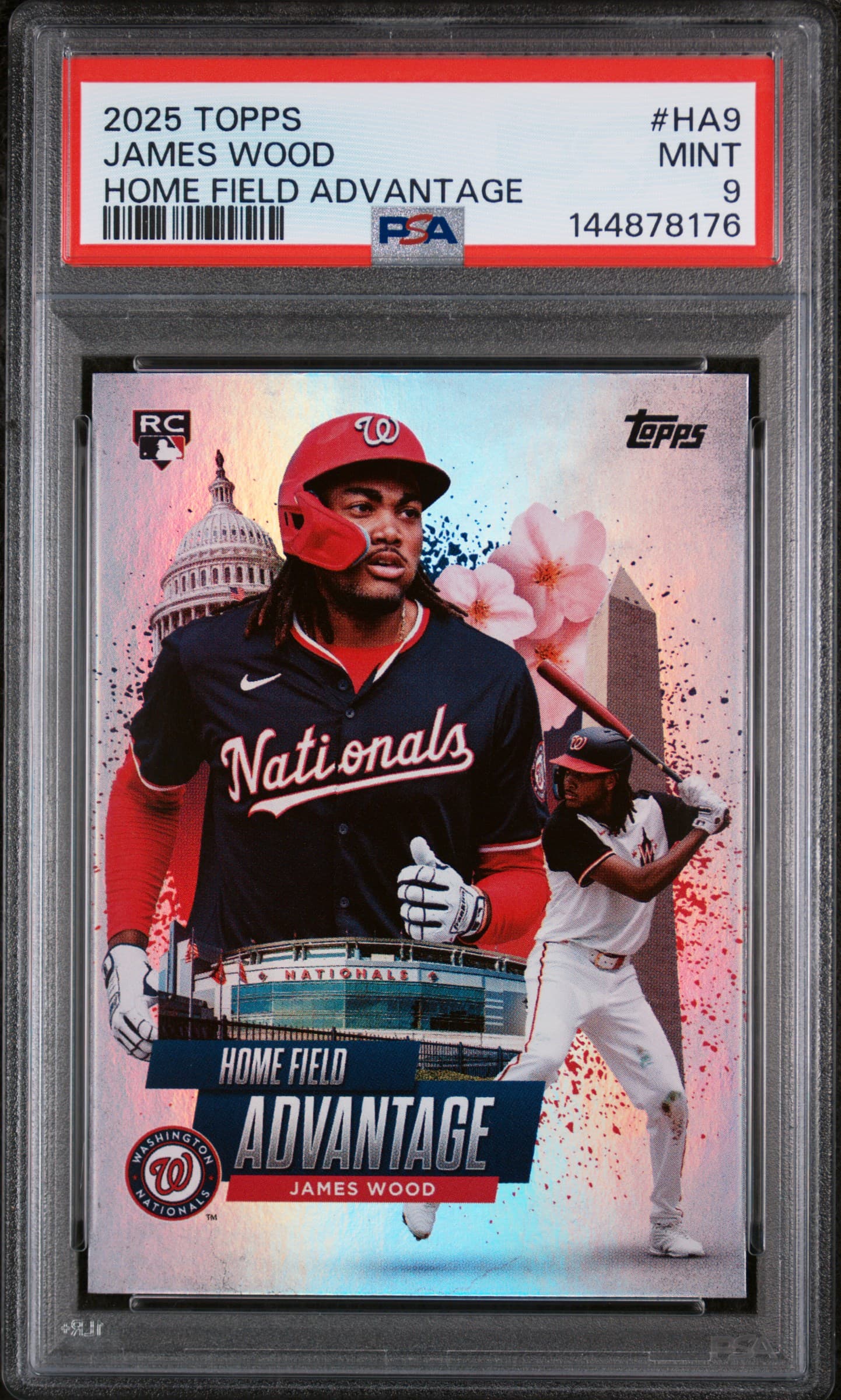 2025 TOPPS HOME FIELD ADVANTAGE JAMES WOOD #HA9 MINT 9 144878176