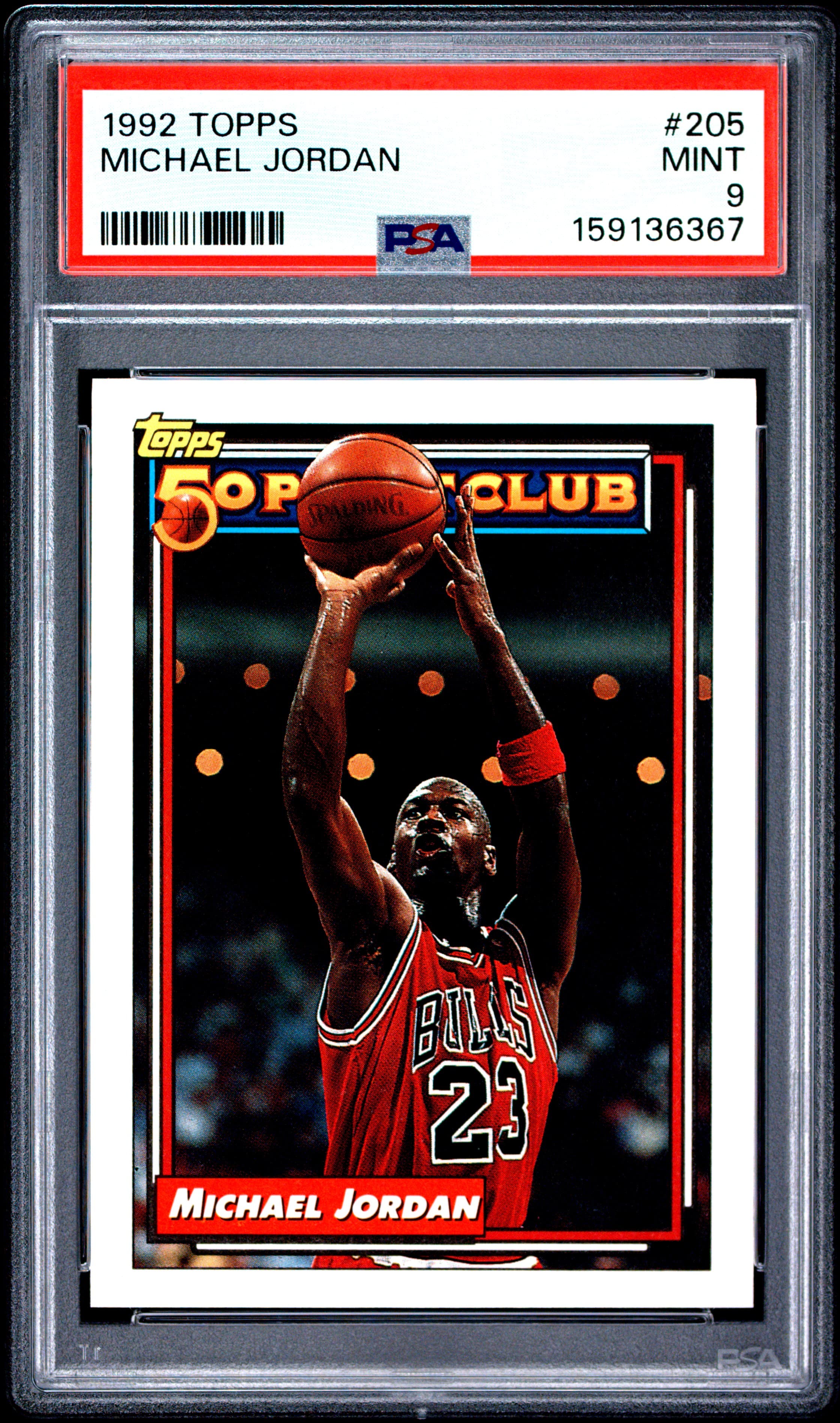1992 TOPPS MICHAEL JORDAN #205 MINT 9 159136367